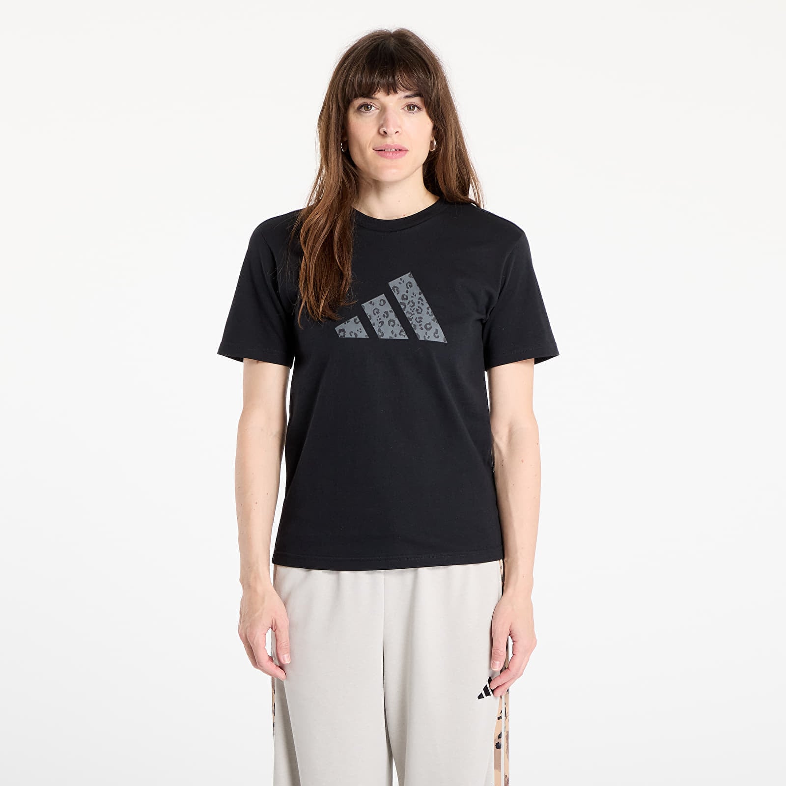 adidas Originals T-shirt adidas W Animal Graphic T-shirt Black S