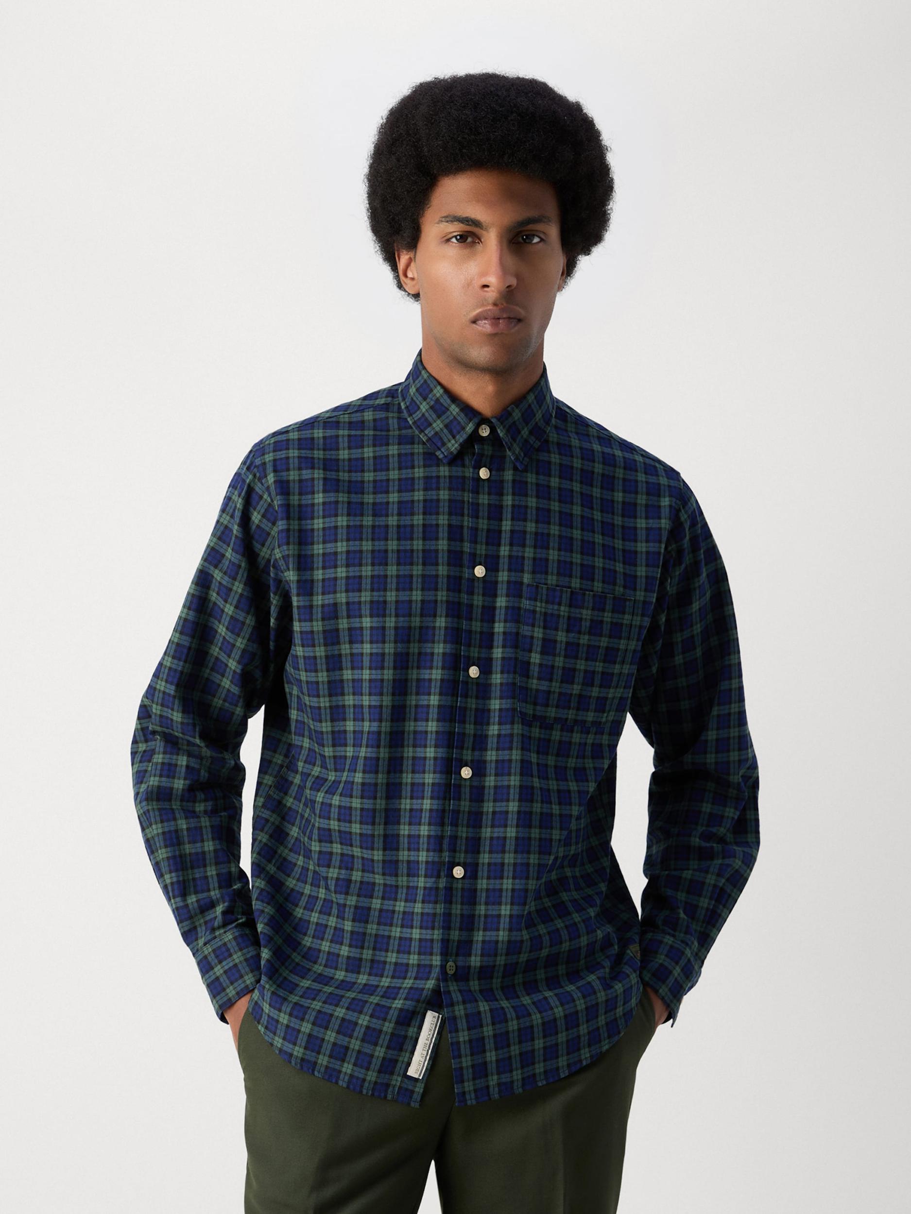 SCOTCH & SODA Koszula ciemny niebieski / zielony