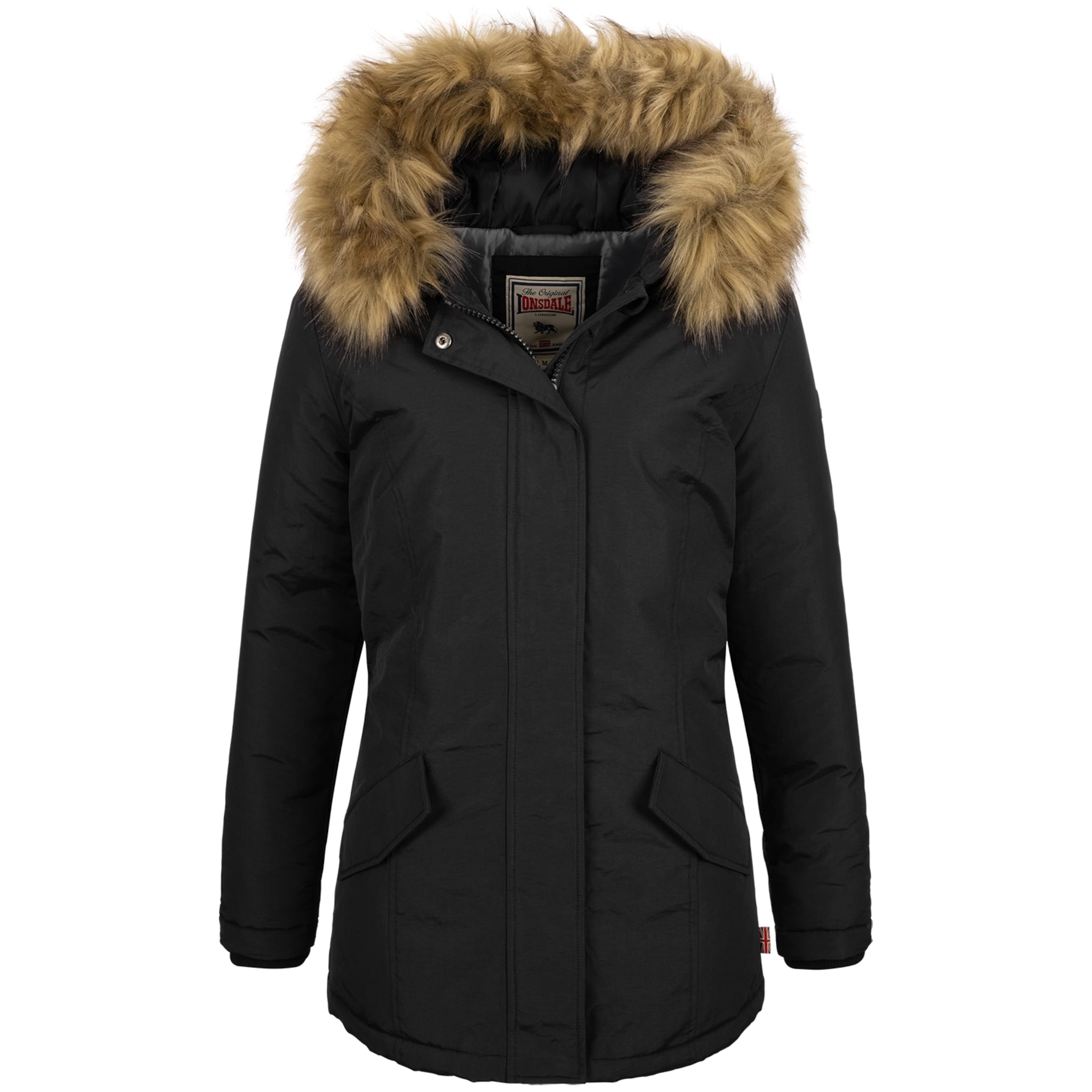 LONSDALE Parka zimowa 'Kimmeridge' czarny