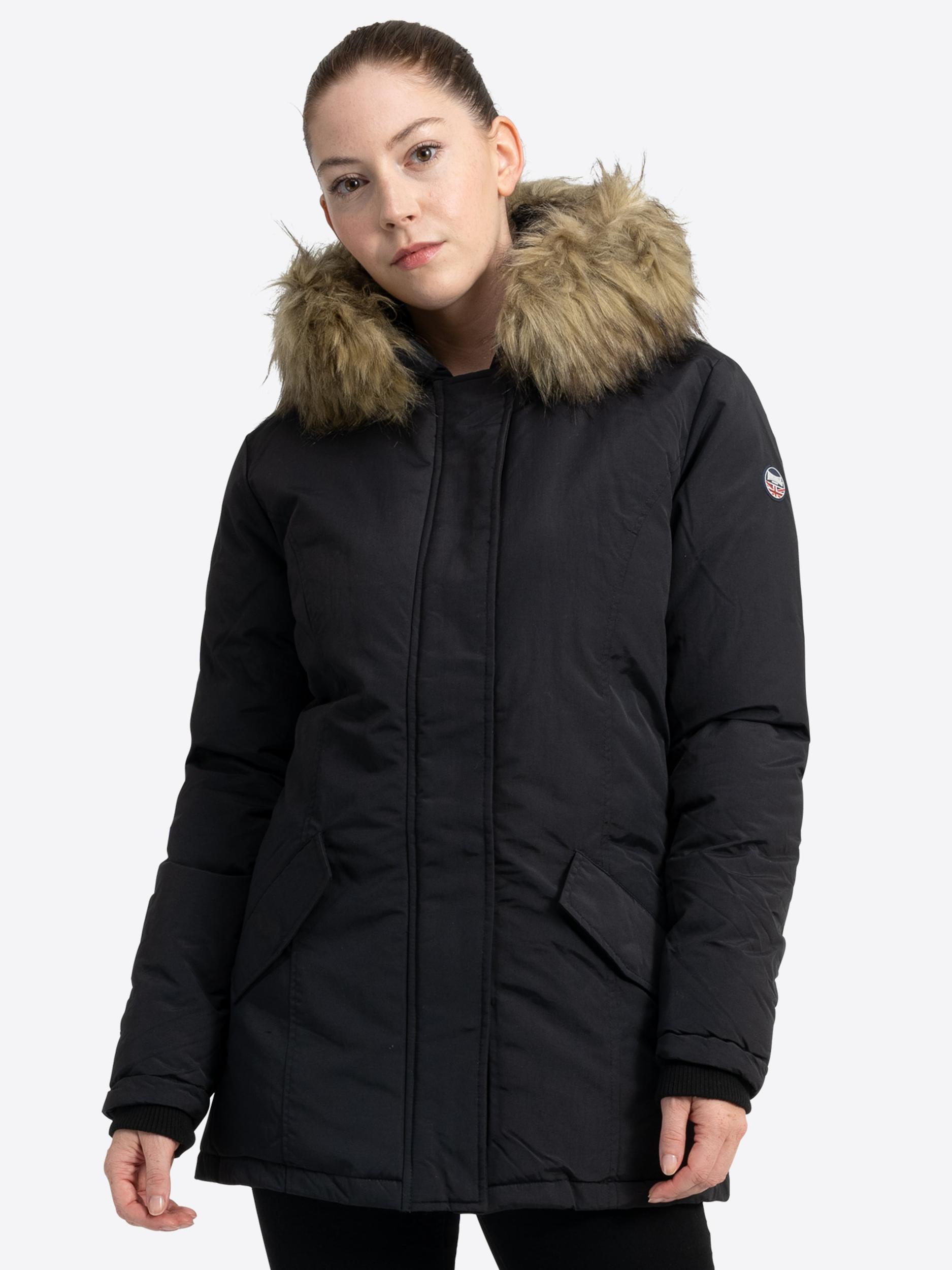 LONSDALE Parka zimowa 'Kimmeridge' czarny