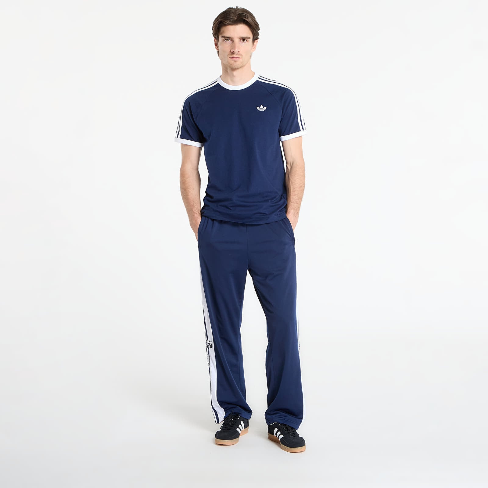 adidas Originals Spodnie dresowe adidas Adibreak Classic Tracksuit Bottoms Night Indigo L