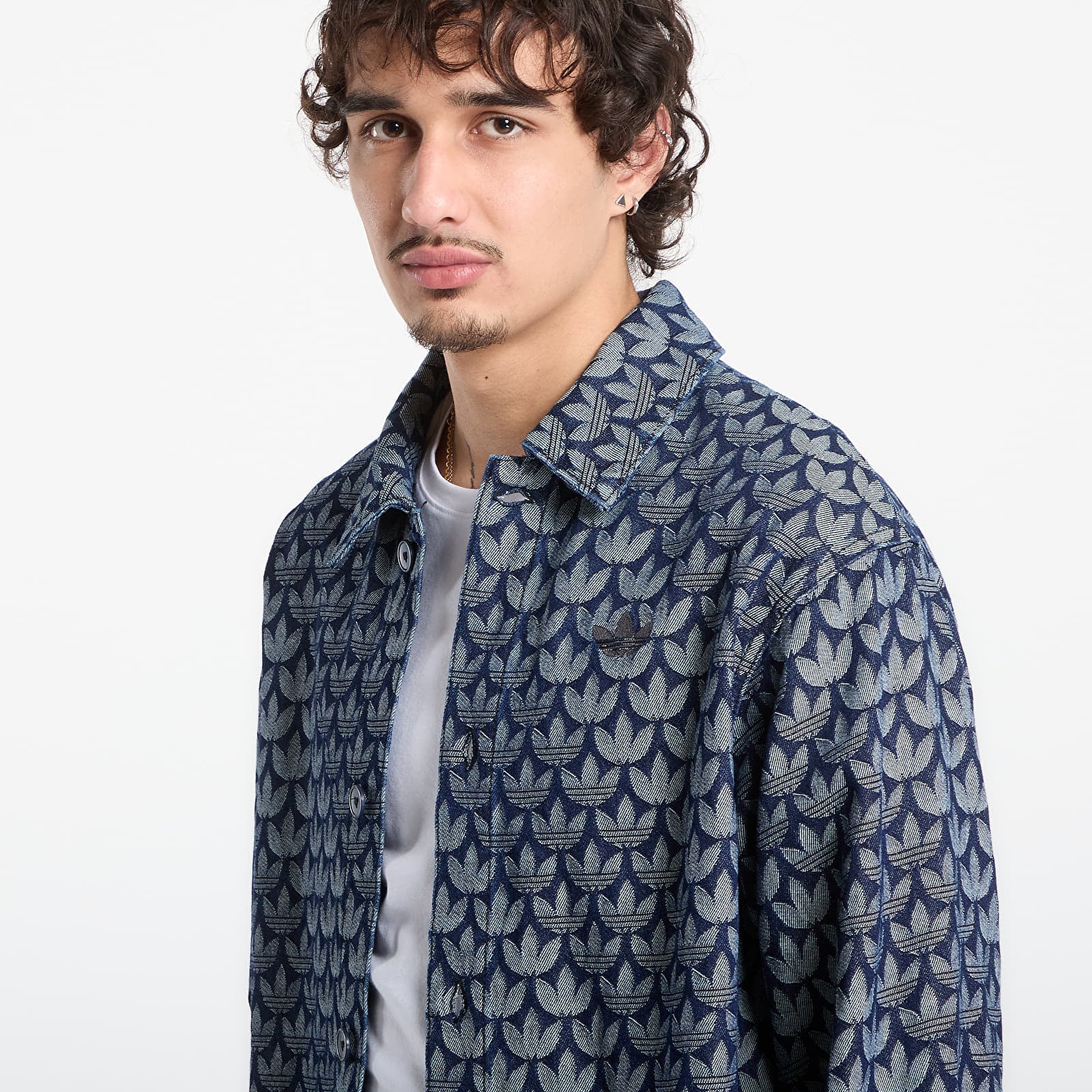 adidas Originals Koszula adidas Monogram Shirt Indigo Denim L