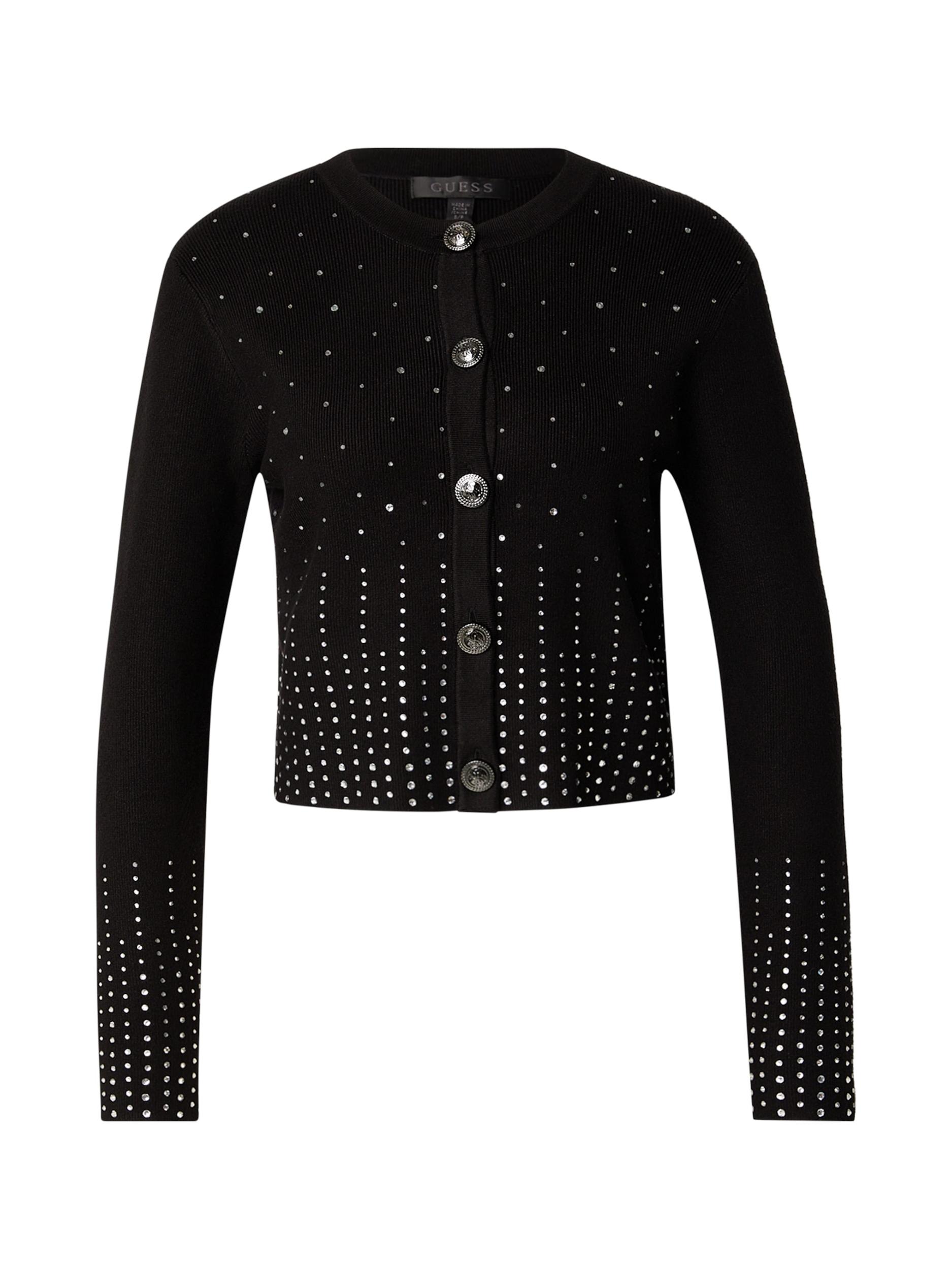 GUESS Kardigan czarny