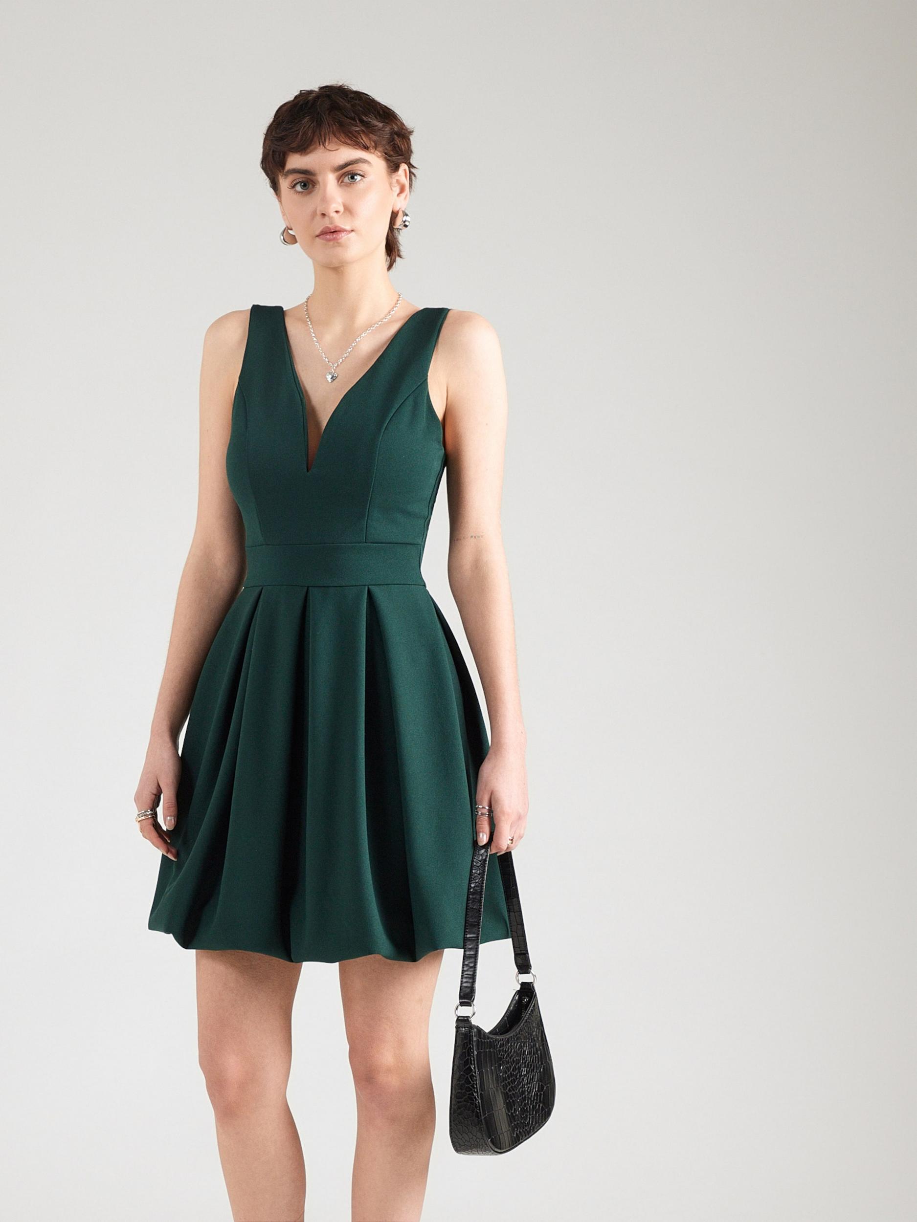 WAL G. Sukienka koktajlowa 'ALISON' ciemnozielony