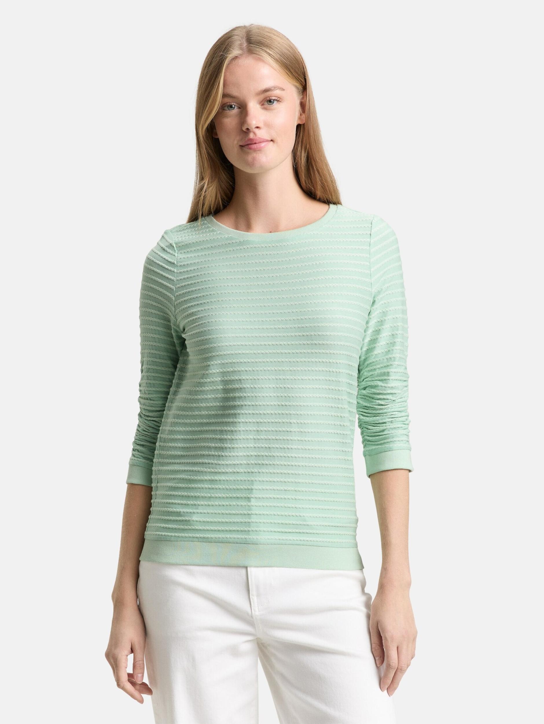 TOM TAILOR DENIM Bluzka sportowa miętowy / pastelowy zielony