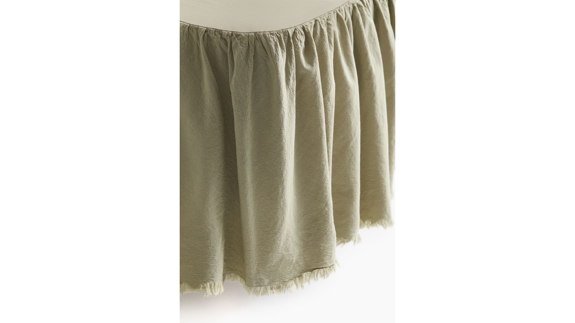 H&M - Narzuta z domieszką lnu - Zielony