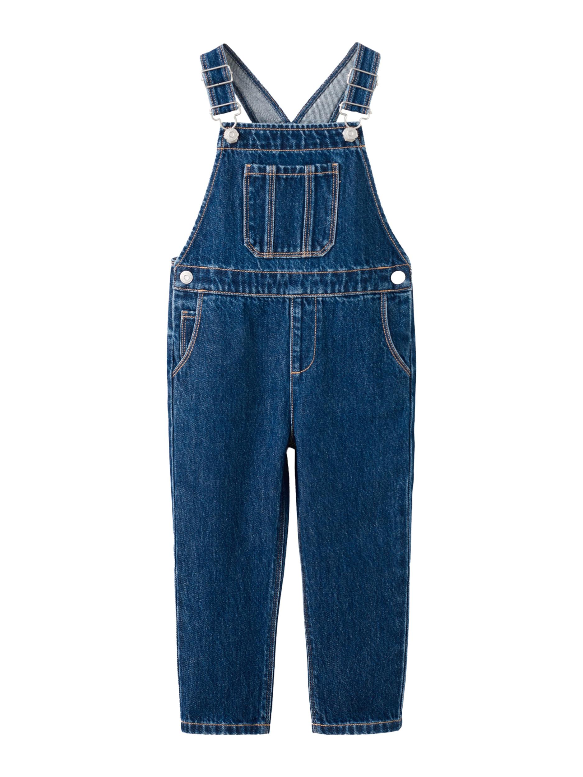 MANGO KIDS Ogrodniczki 'LUCAS2' niebieski denim