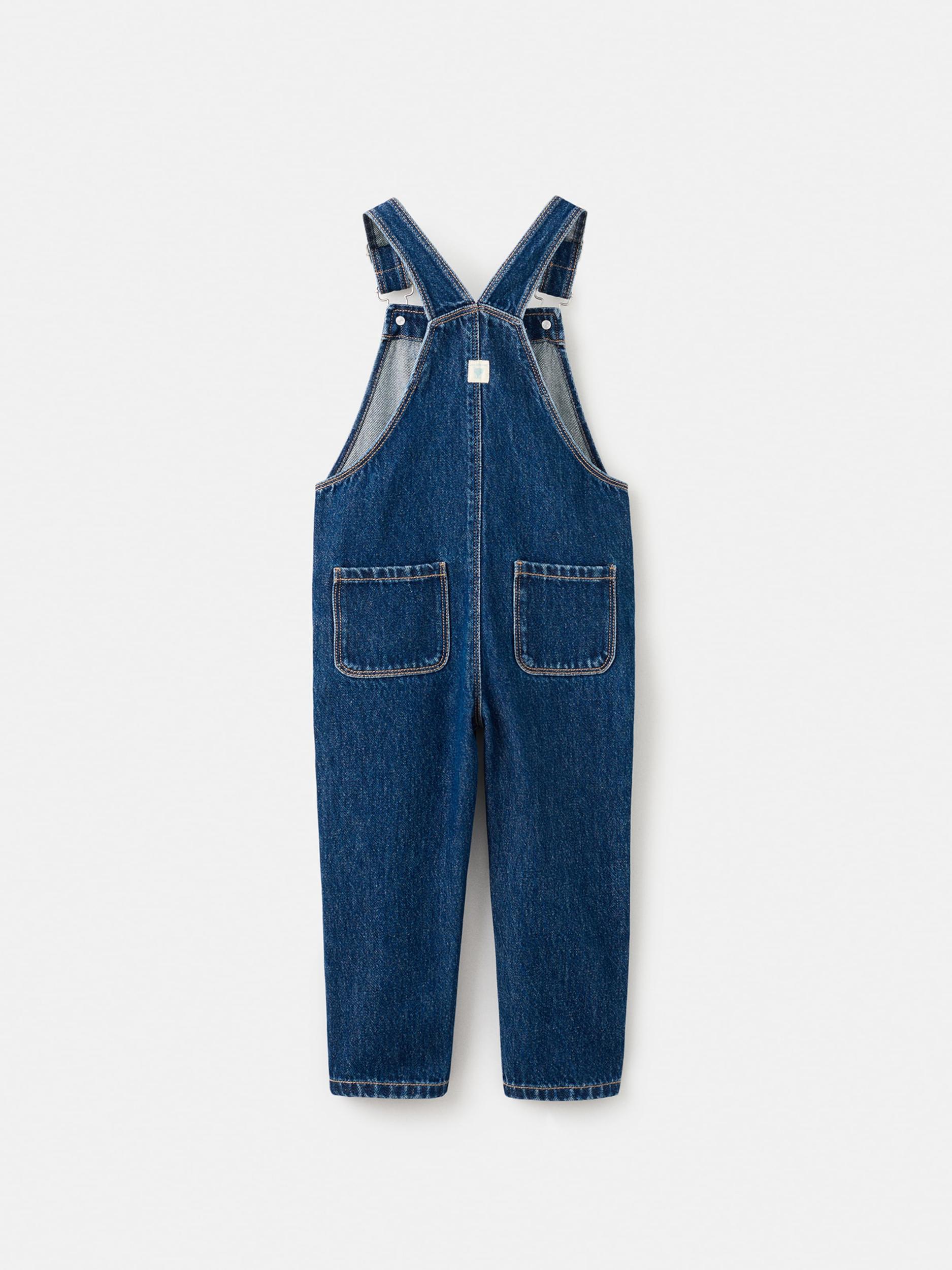 MANGO KIDS Ogrodniczki 'LUCAS2' niebieski denim