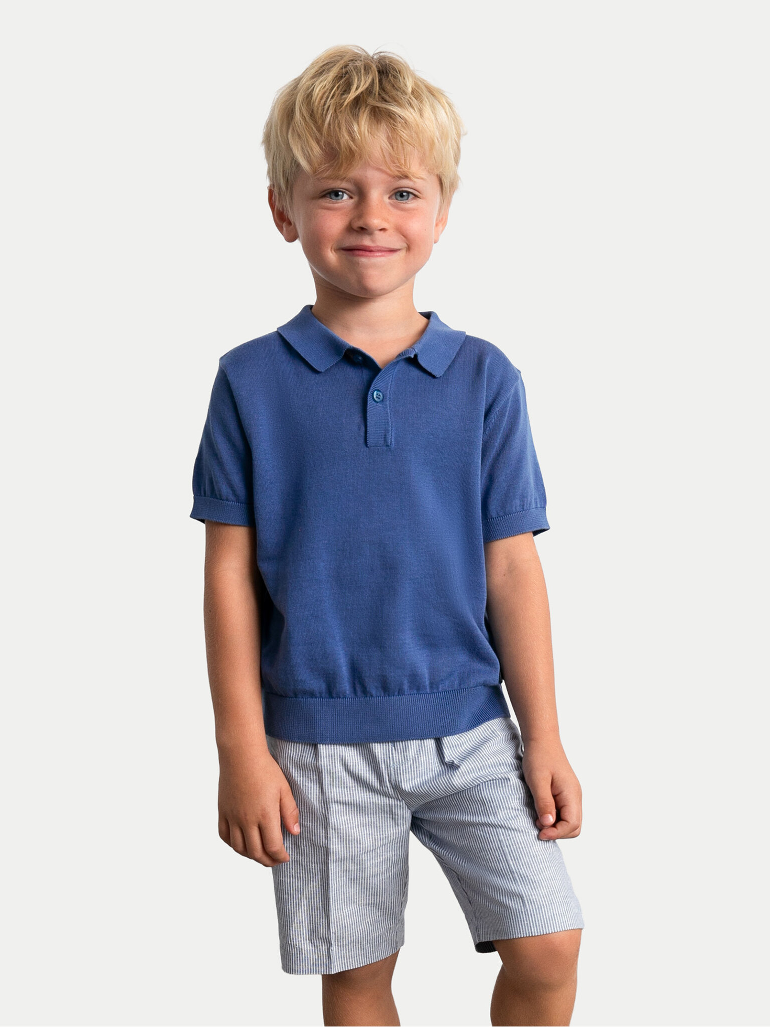 Mayoral Szorty materiałowe 3201 Niebieski Regular Fit