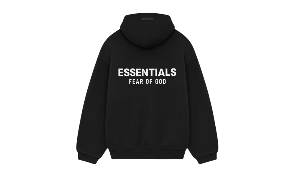 Fear of God Essentials Fleece Hoodie (FW24) Black