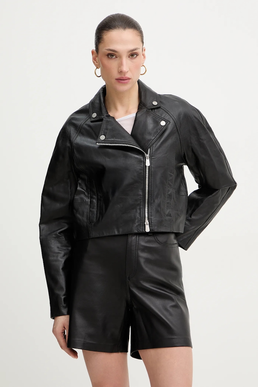 Pinko kurtka skórzana