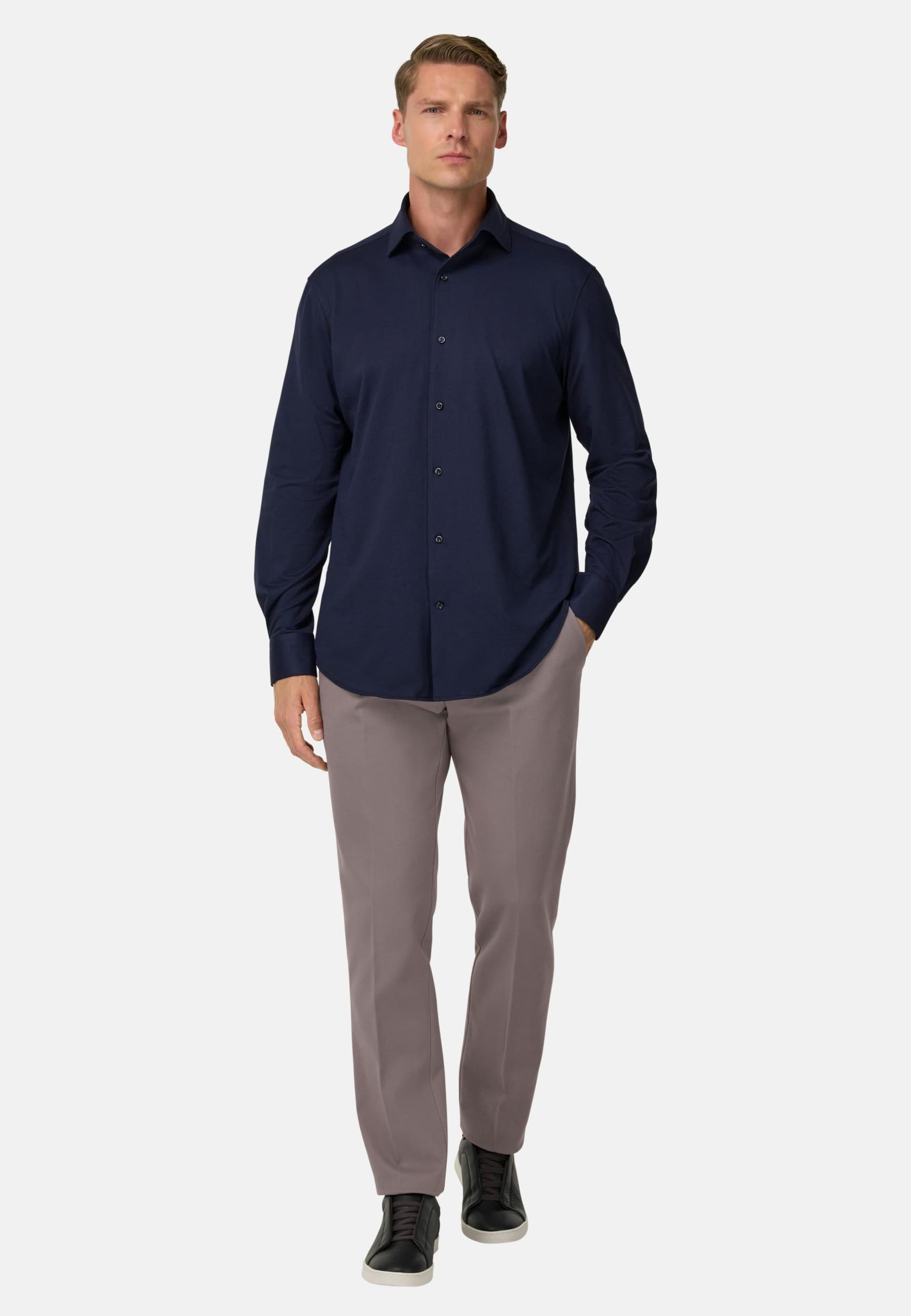 Boggi Milano Koszula granatowy