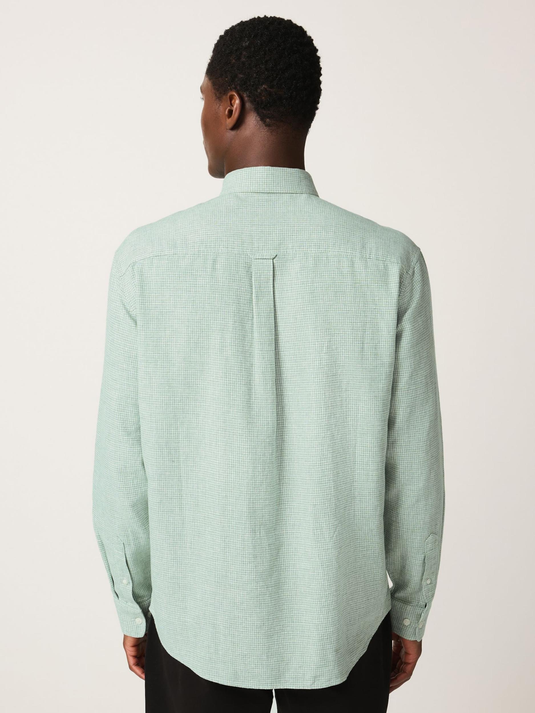 Next Koszula zielony / biały