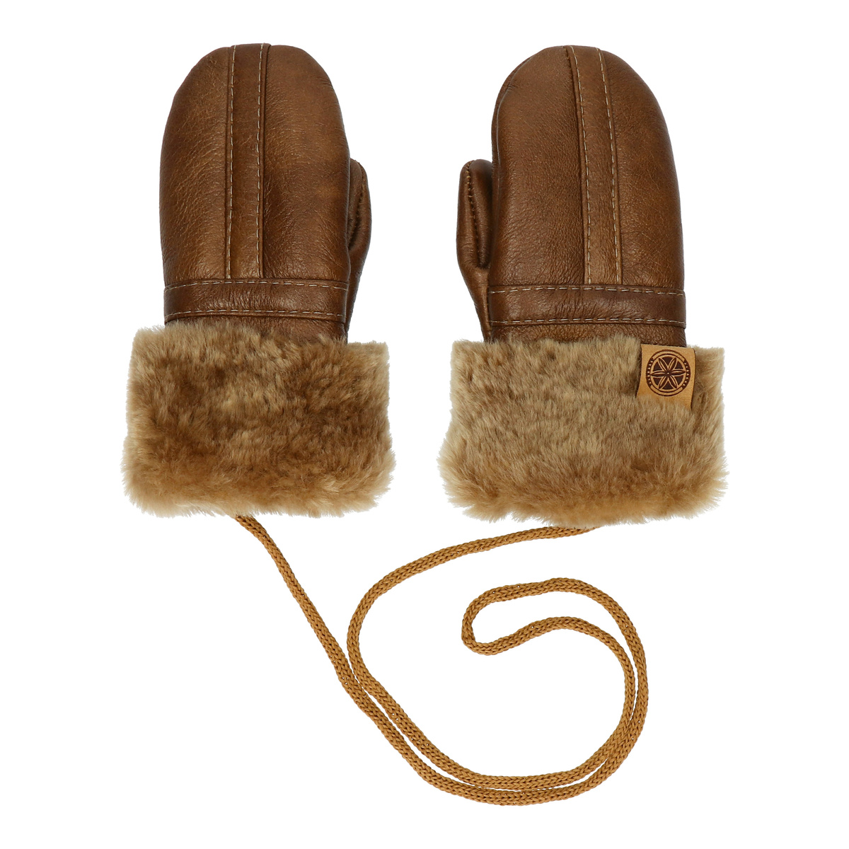 TMC Naturalleather Rękawiczki dziecięce z jednym palcem 100% FUTERKO