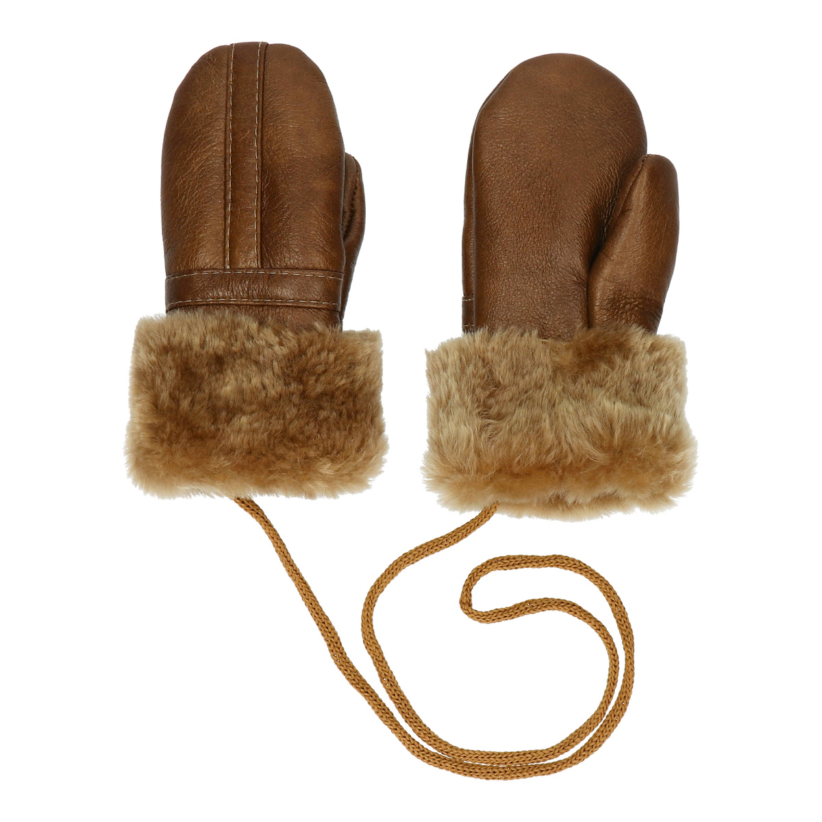 TMC Naturalleather Rękawiczki dziecięce z jednym palcem 100% FUTERKO