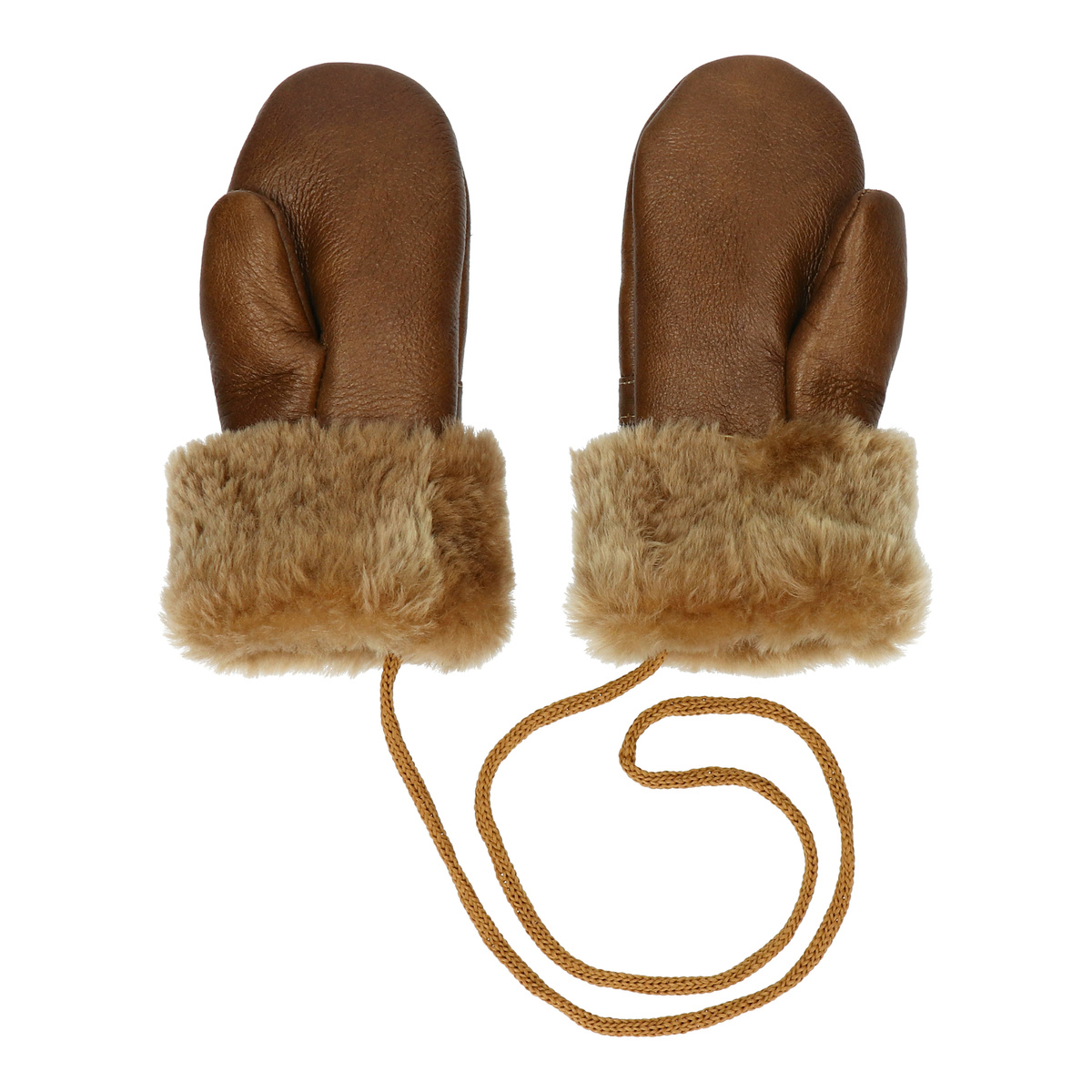 TMC Naturalleather Rękawiczki dziecięce z jednym palcem 100% FUTERKO