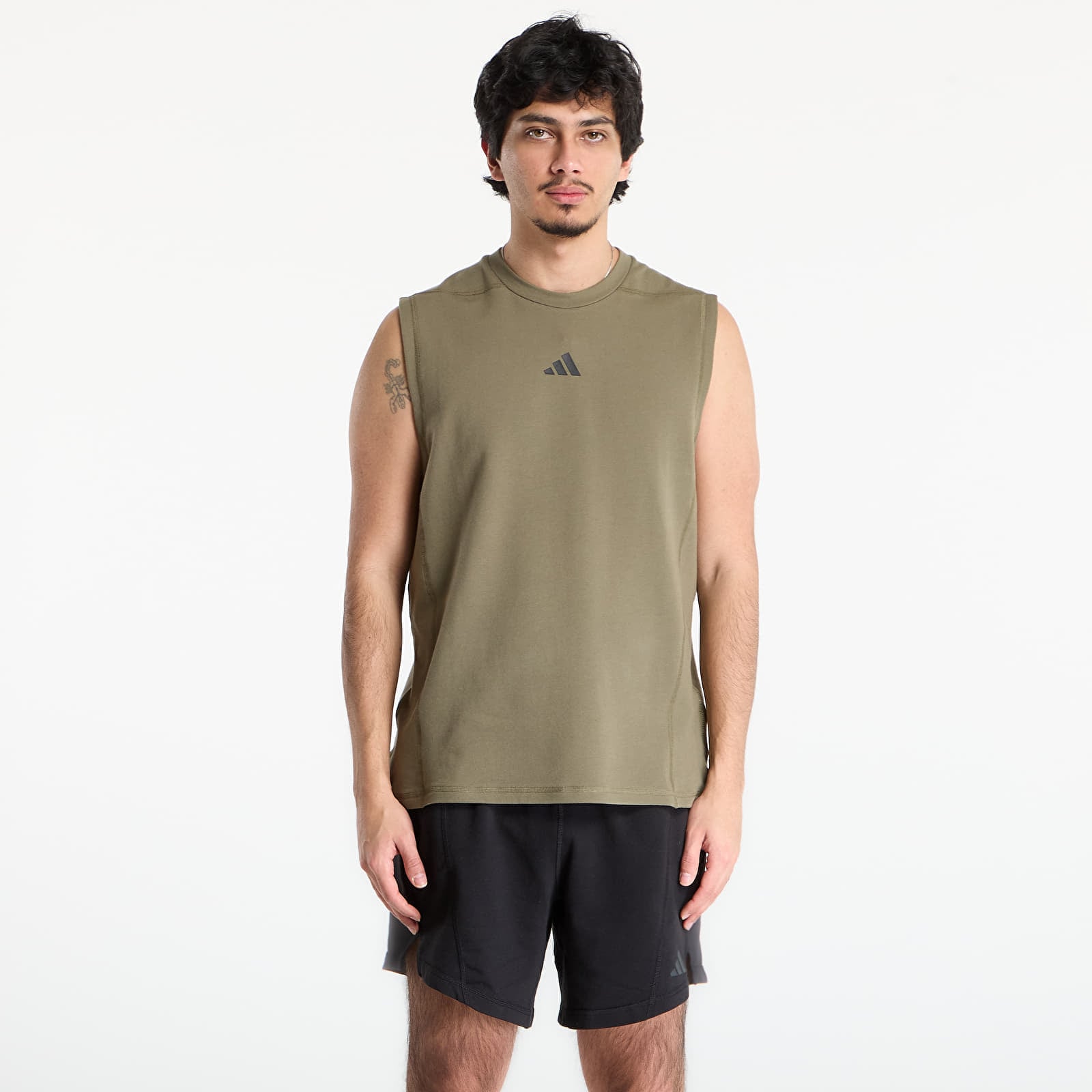 adidas Performance T-shirt adidas D4T X Sleeveless Tank Top Olive Strata XL