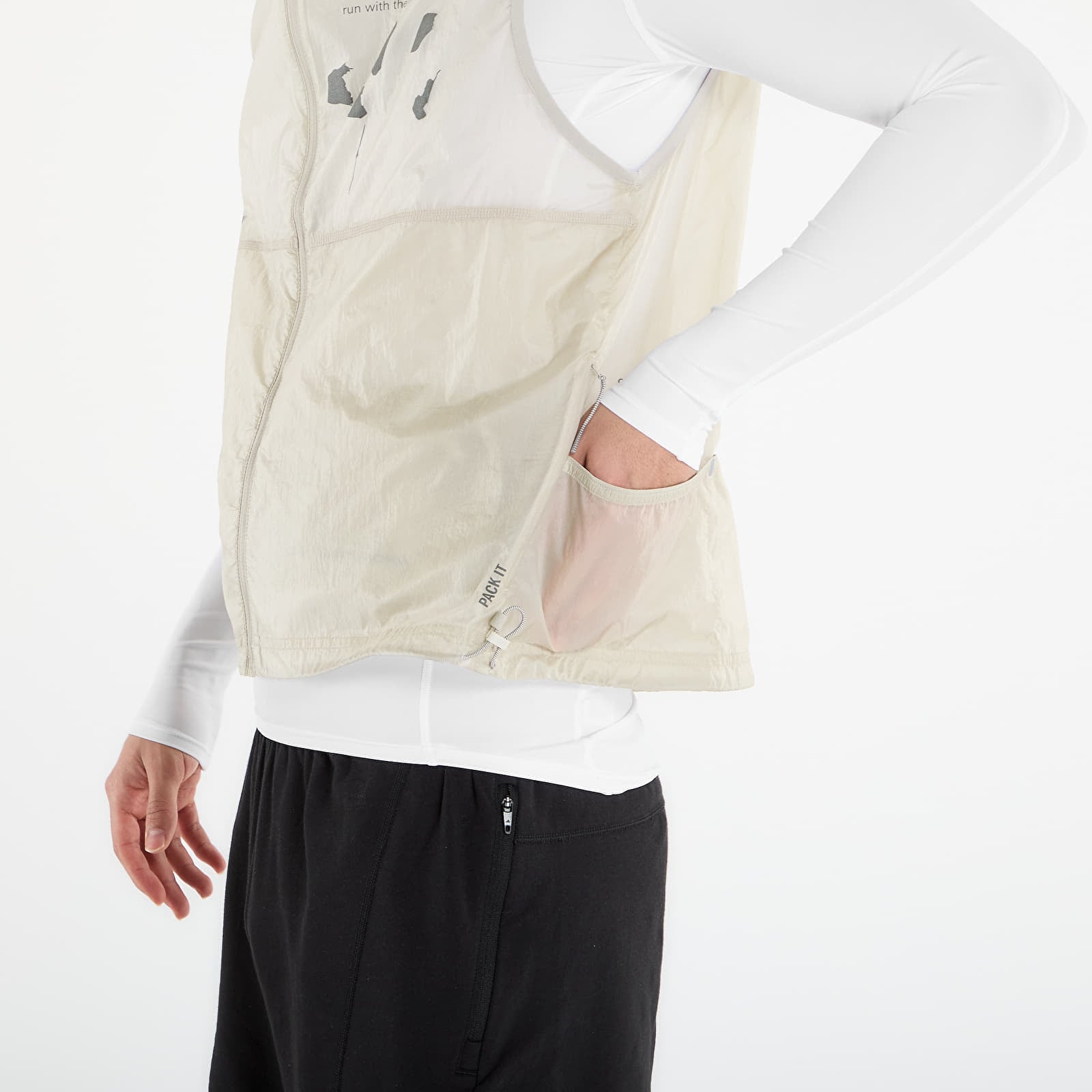 adidas Performance Kamizelka adidas Adi365 x Hermanos Koumori Running Vest Putty Grey L