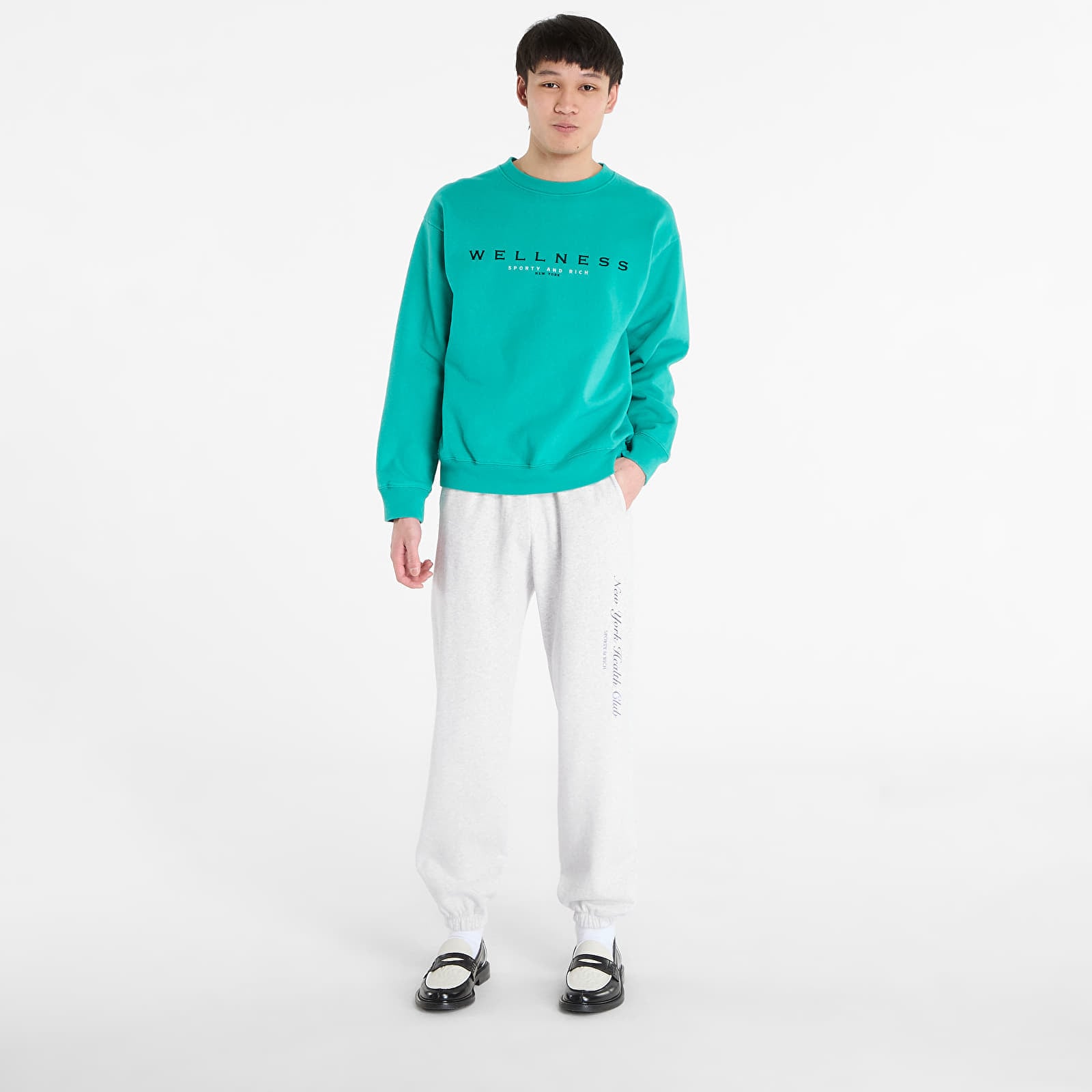 Spodnie dresowe Sporty & Rich NY Health Club Sweatpant UNISEX Heather Gray XS