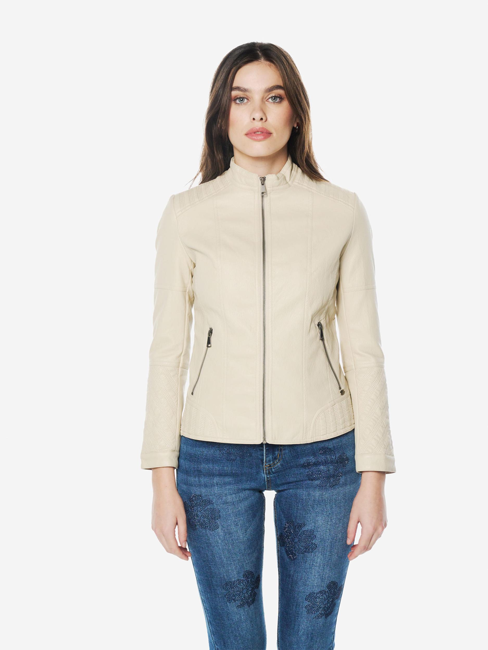 KOROSHI Kurtka przejściowa offwhite