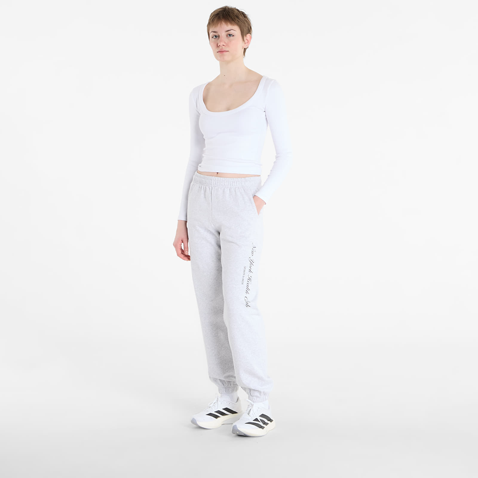 Spodnie dresowe Sporty & Rich NY Health Club Sweatpant UNISEX Heather Gray XS