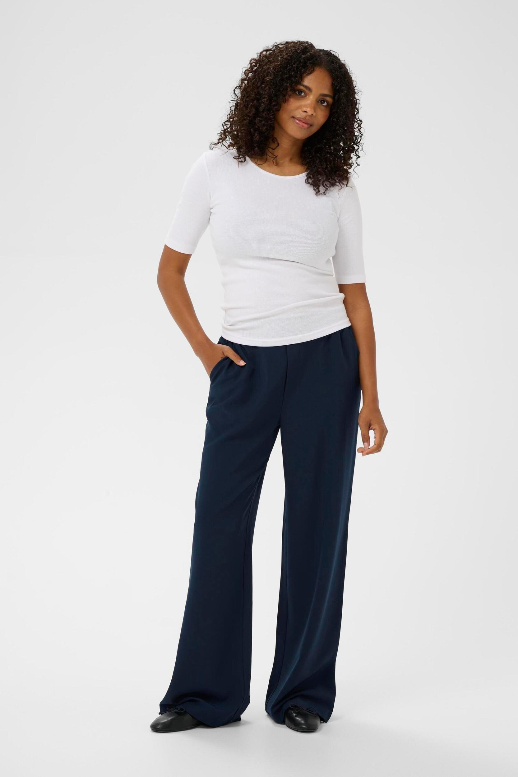 Kaffe Spodnie 'KABeatrice' ciemny niebieski