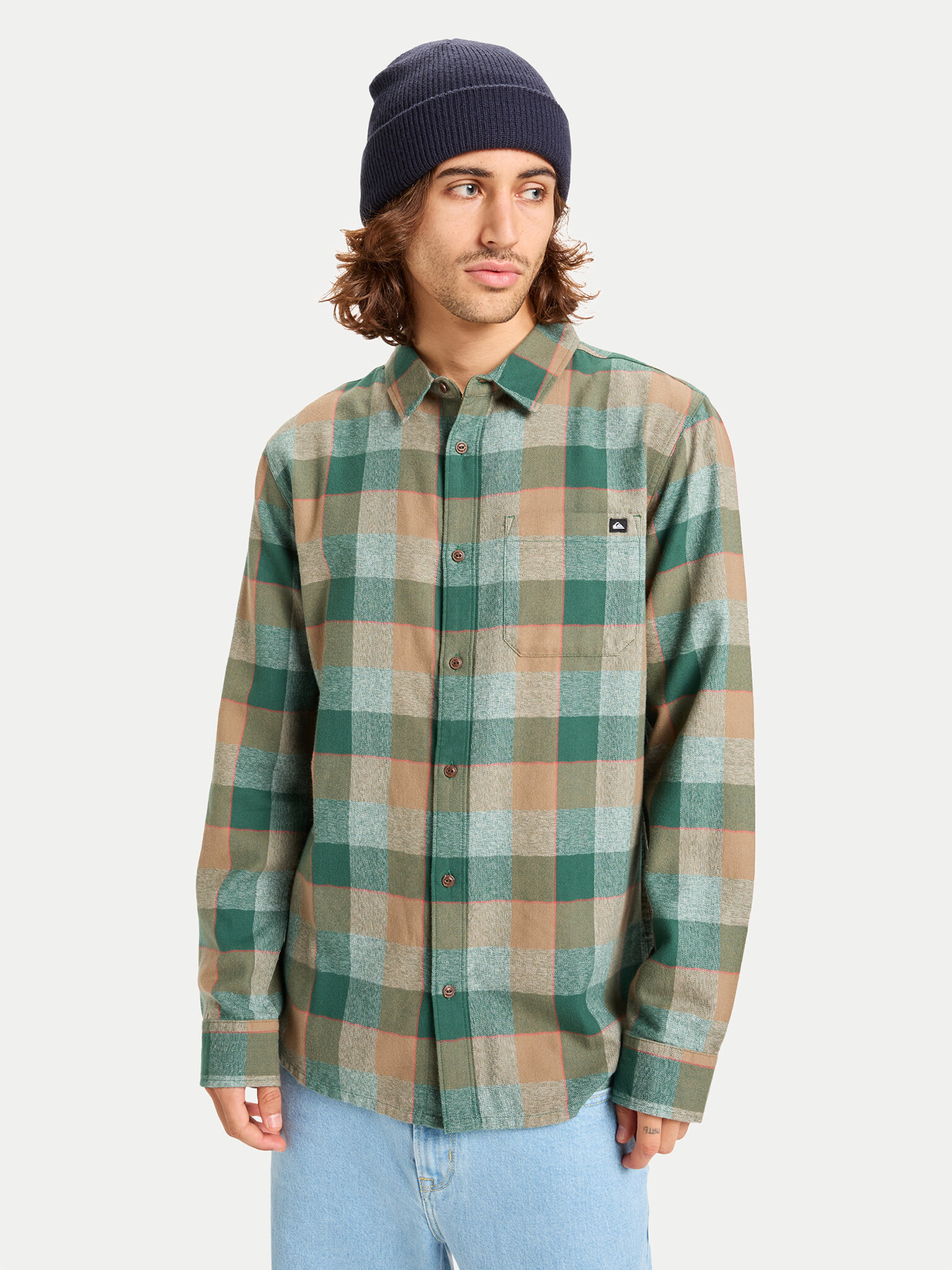 Quiksilver Koszula Motherfly Plaid EQYWT04642 Kolorowy Regular Fit