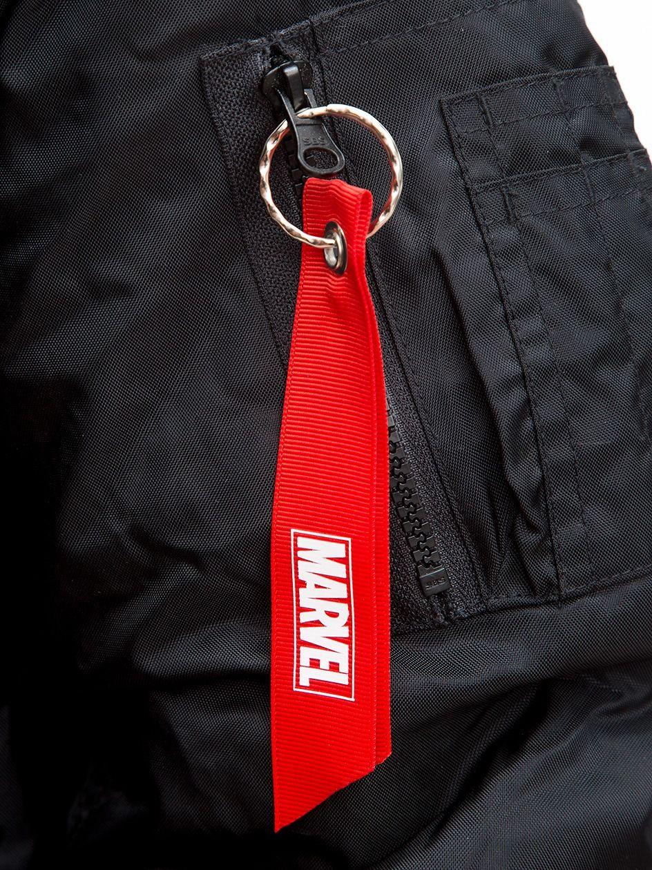 Kurtka Bomber Czarna / Biała Marvel Punisher Back Character