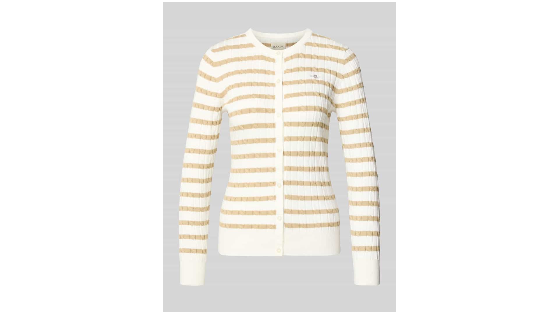 Gant Kardigan rozpinany z dodatkiem bawełny