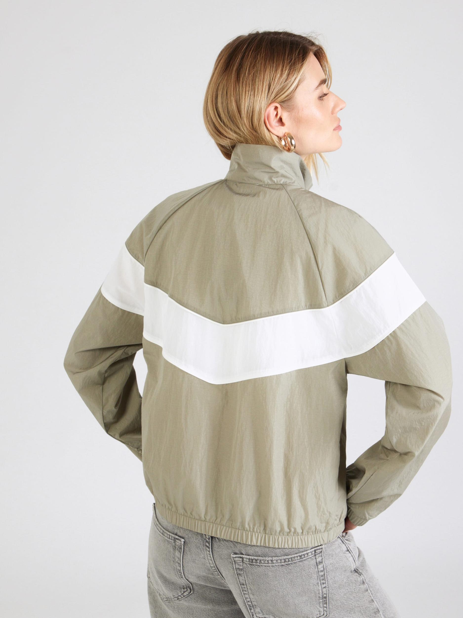 Nike Sportswear Kurtka przejściowa khaki / biały