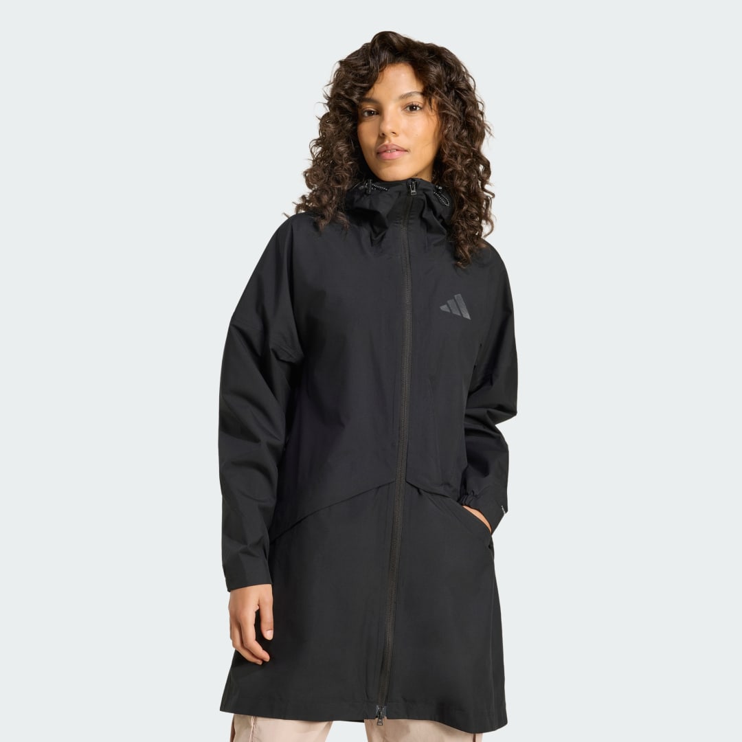 Adidas Przeciwdeszczowa kurtka typu parka Terrex Multi 2 Layer CLIMAPROOF Rain