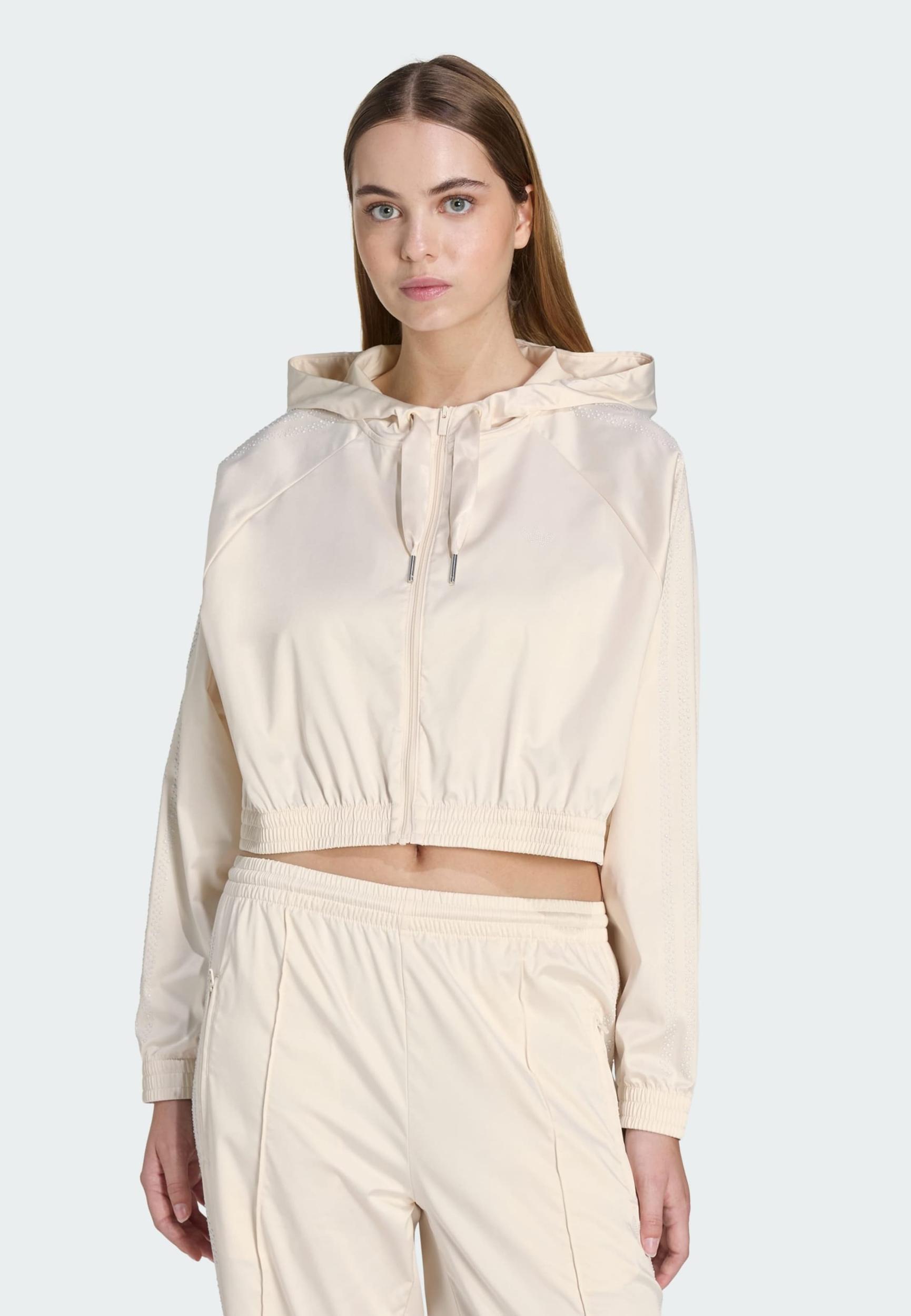 ADIDAS ORIGINALS Kurtka przejściowa 'PEARL' pełnobiały