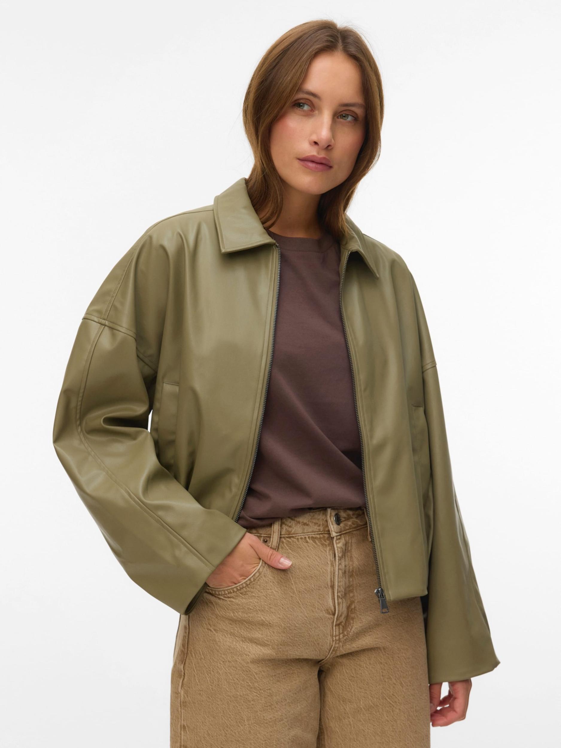 VERO MODA Kurtka przejściowa 'VMPOLLY' trzcina