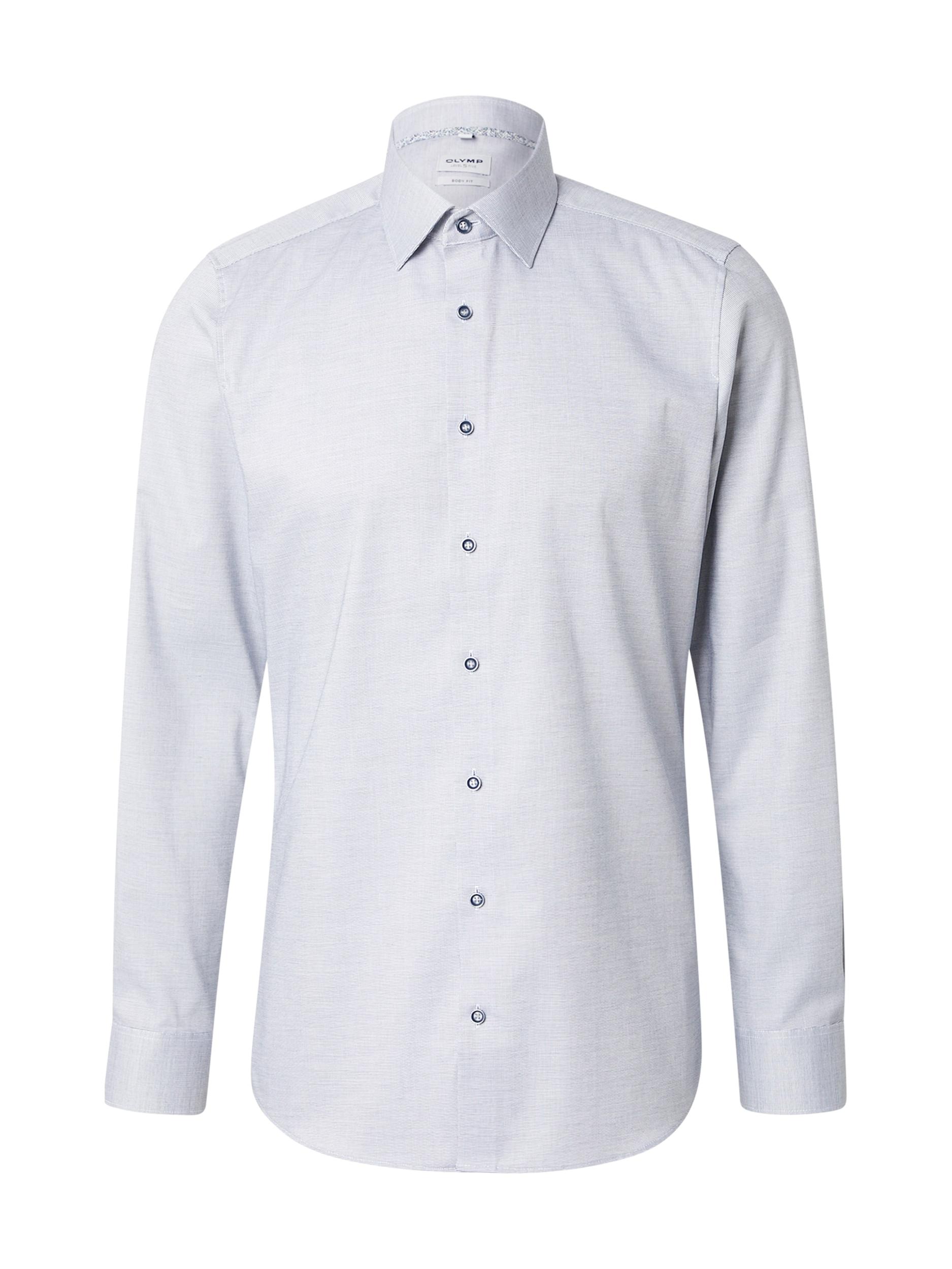 OLYMP Koszula biznesowa 'Level 5' gołąbkowo niebieski