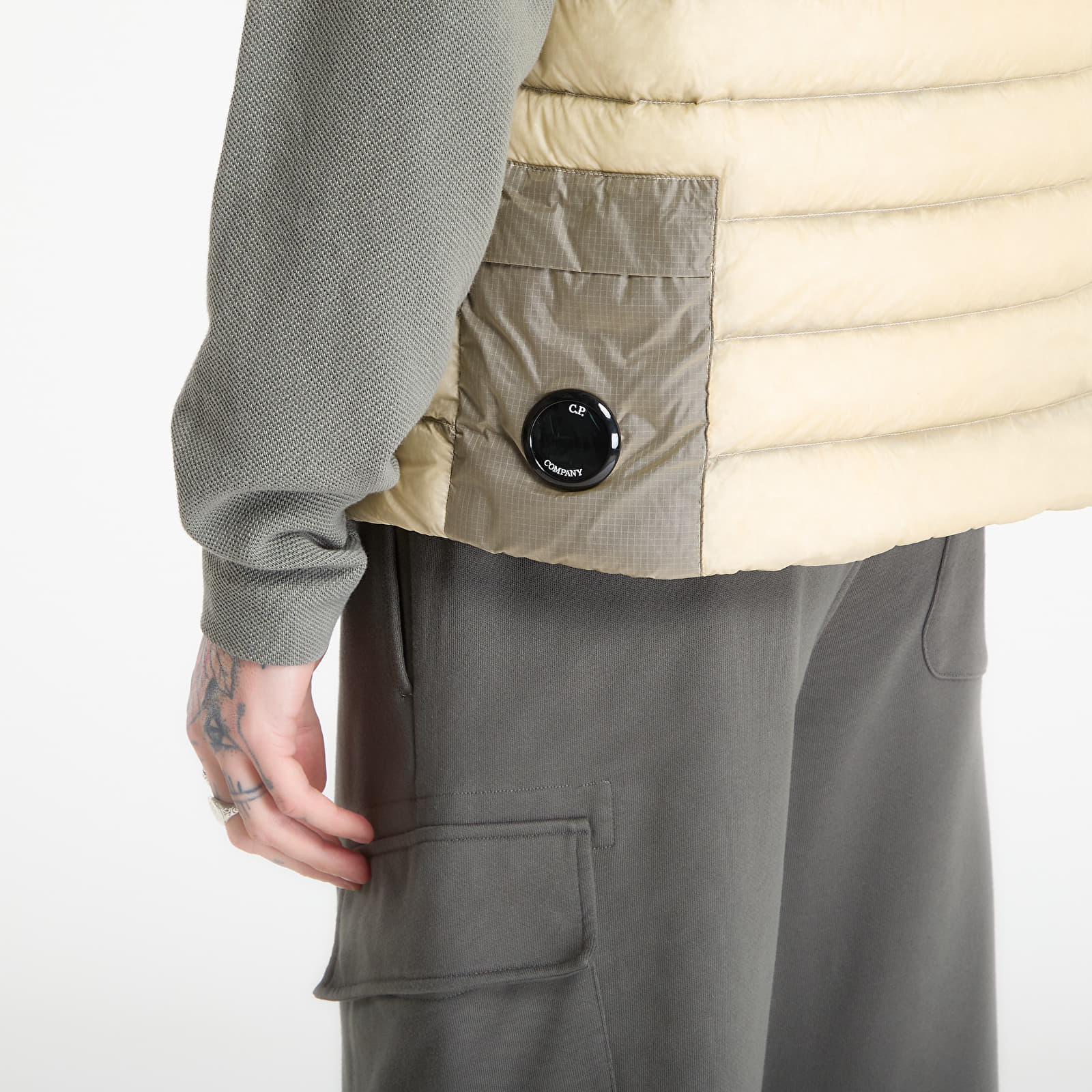 Kamizelka C.P. Company Vest Frozen Dew/ White XXL