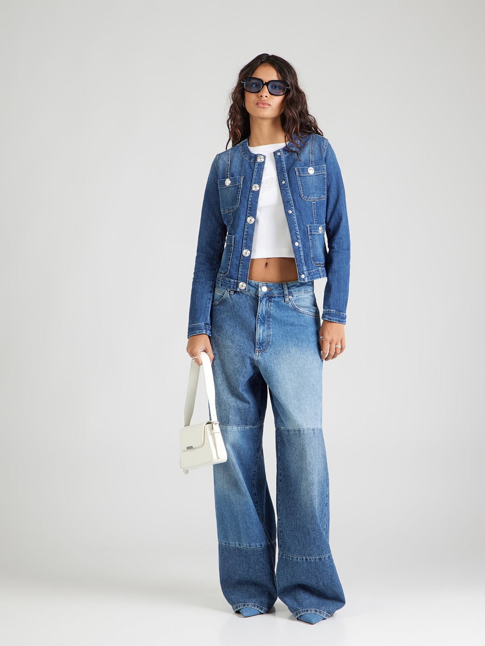 Liu Jo Kurtka przejściowa niebieski denim