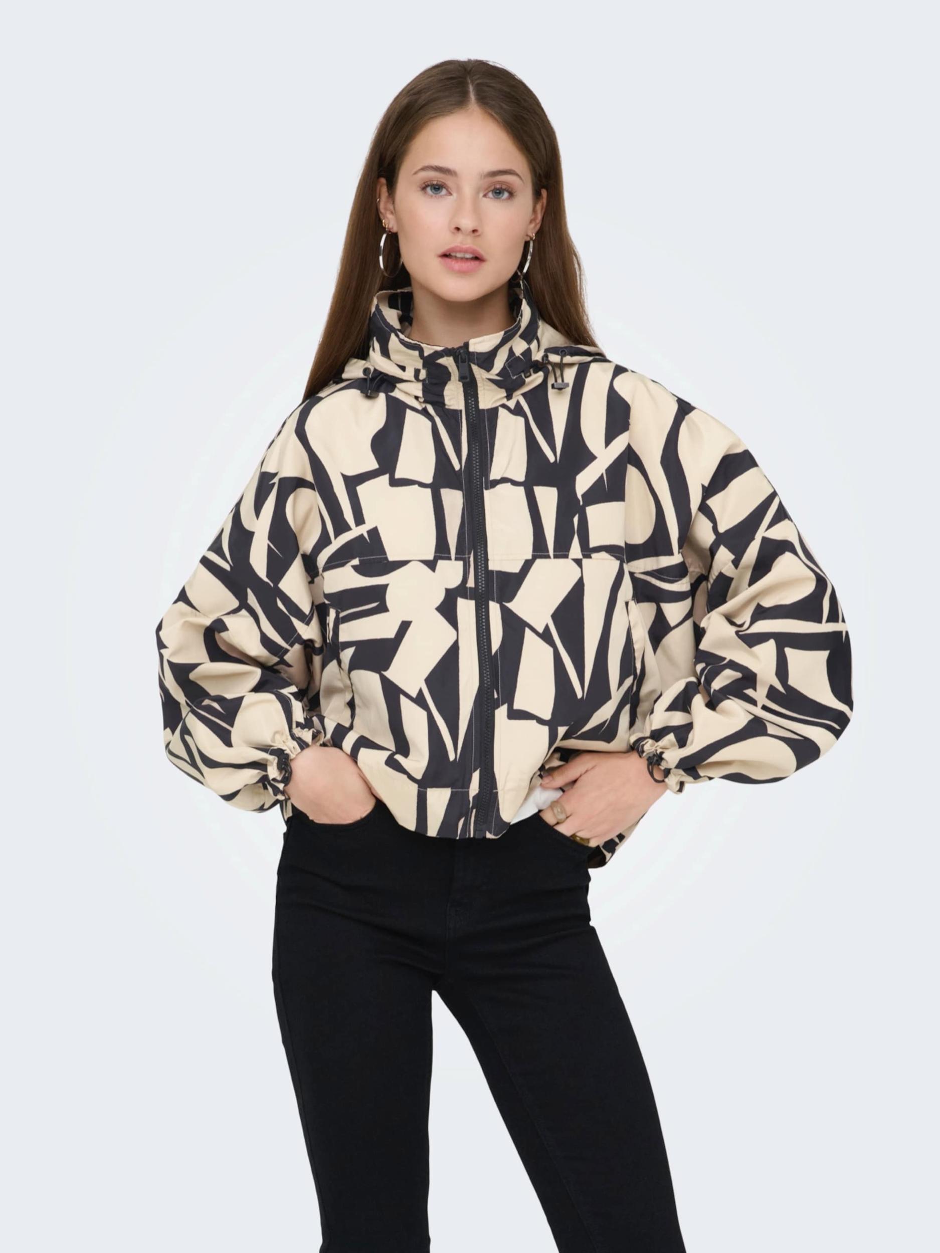 ONLY Kurtka przejściowa 'ONLBETTY' jasnobrązowy / czarny