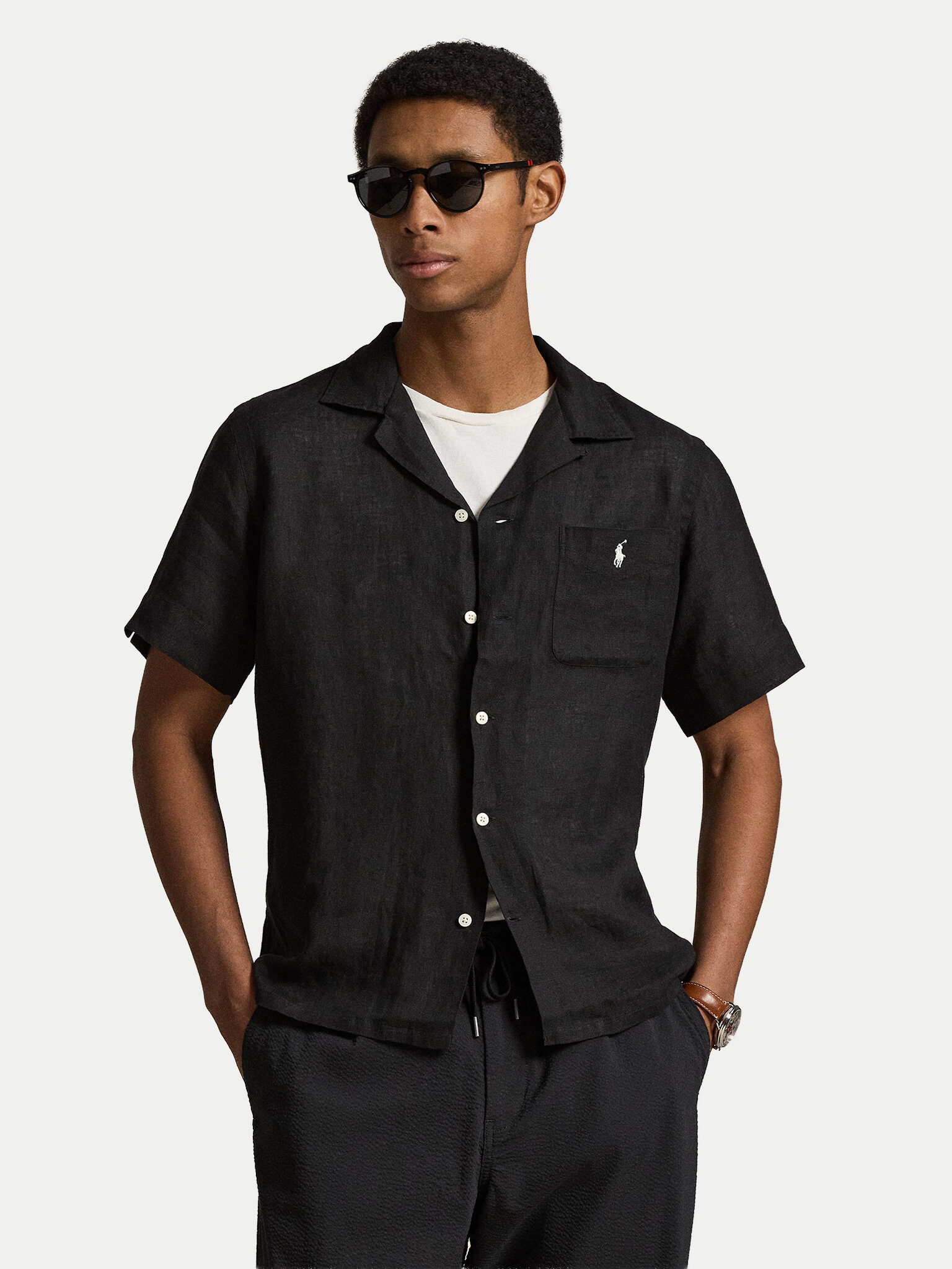 Polo Ralph Lauren Koszula 710966421500 Czarny Regular Fit