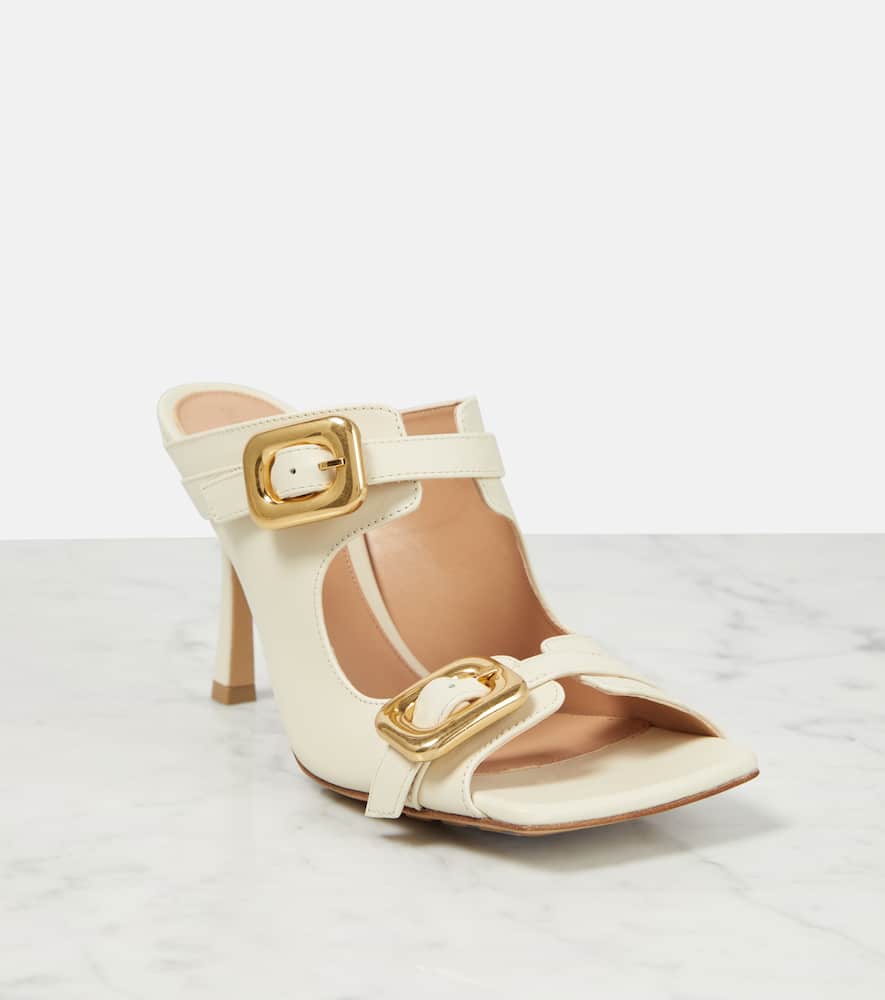 Bottega Veneta Stretch Buckle leather mules