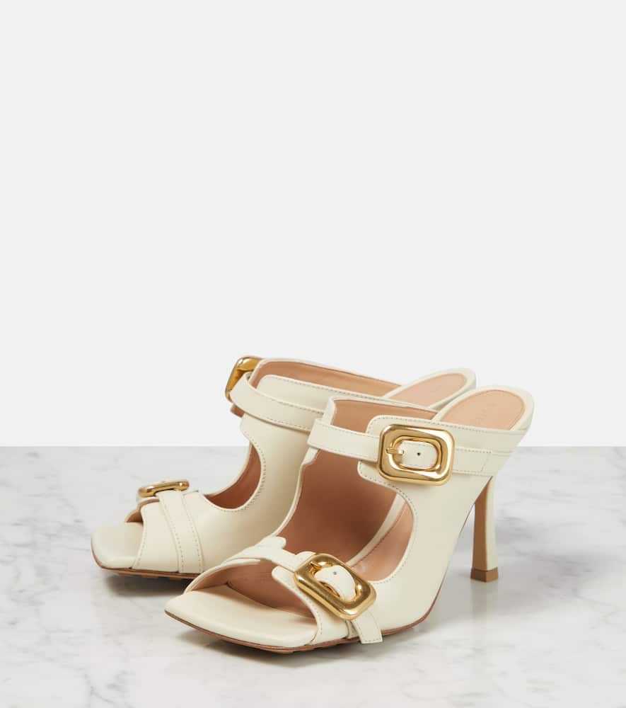 Bottega Veneta Stretch Buckle leather mules