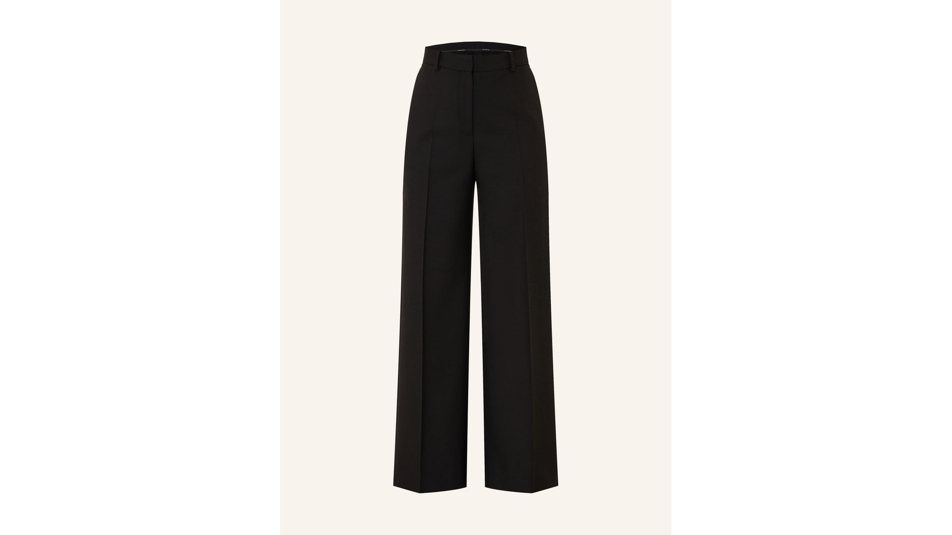 Acne Studios Spodnie Z Materiału Typu Marlene schwarz