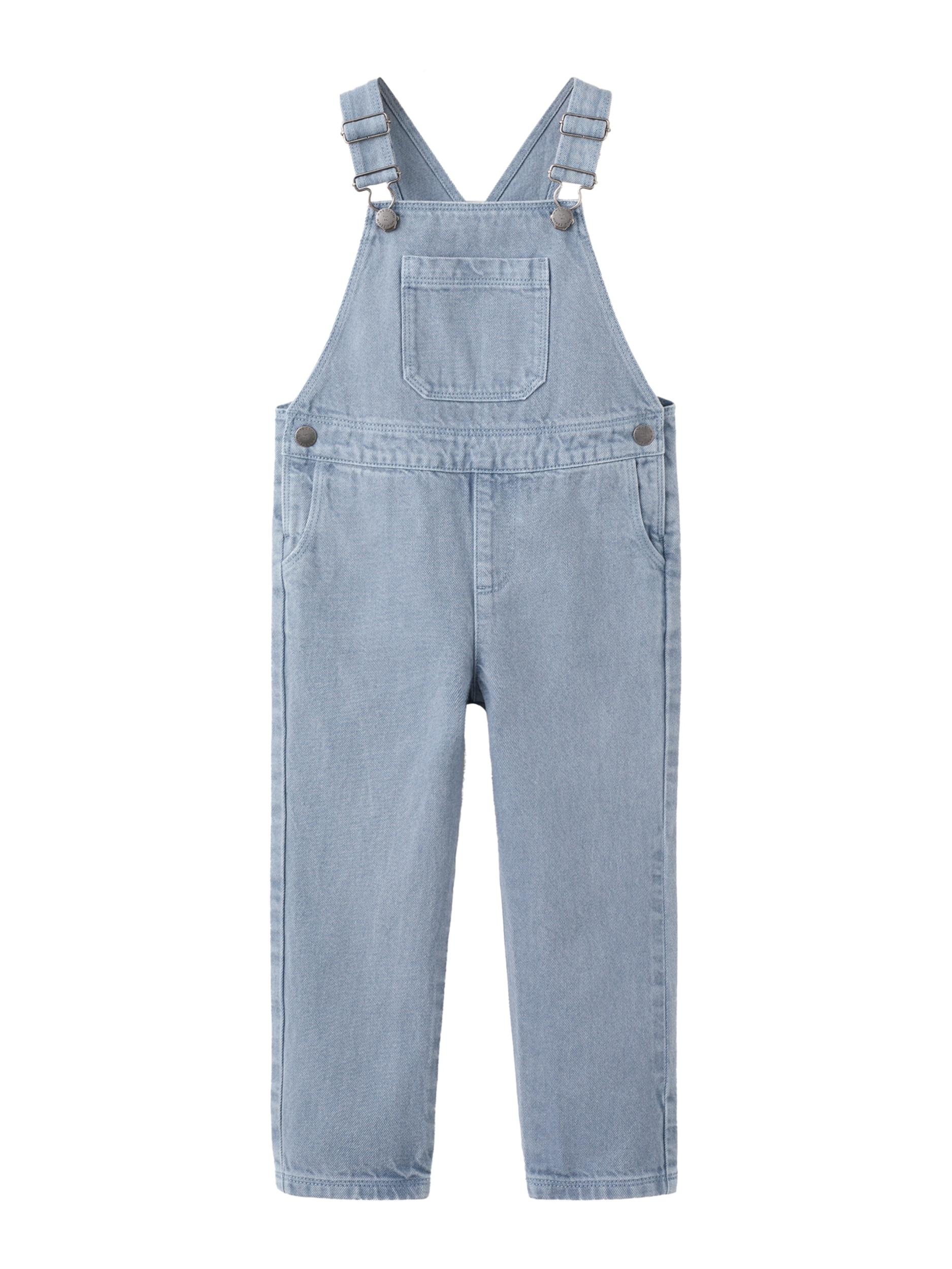 MANGO KIDS Jeansy 'DUNGAREES OCEAN' niebieski denim