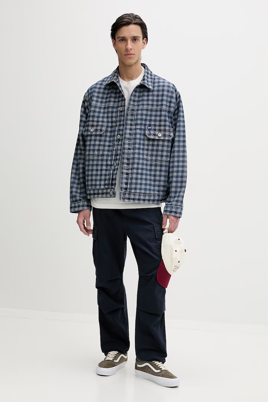 Hugo Blue spodnie bawełniane Gadic262D