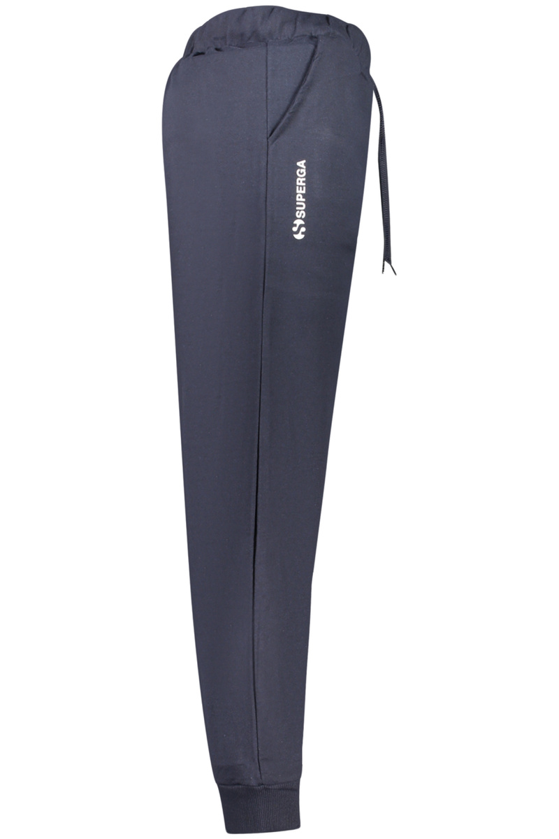 DŁUGIE SPODNIE DRESOWE MĘSKIE SUPERGA NIEBIESKIE