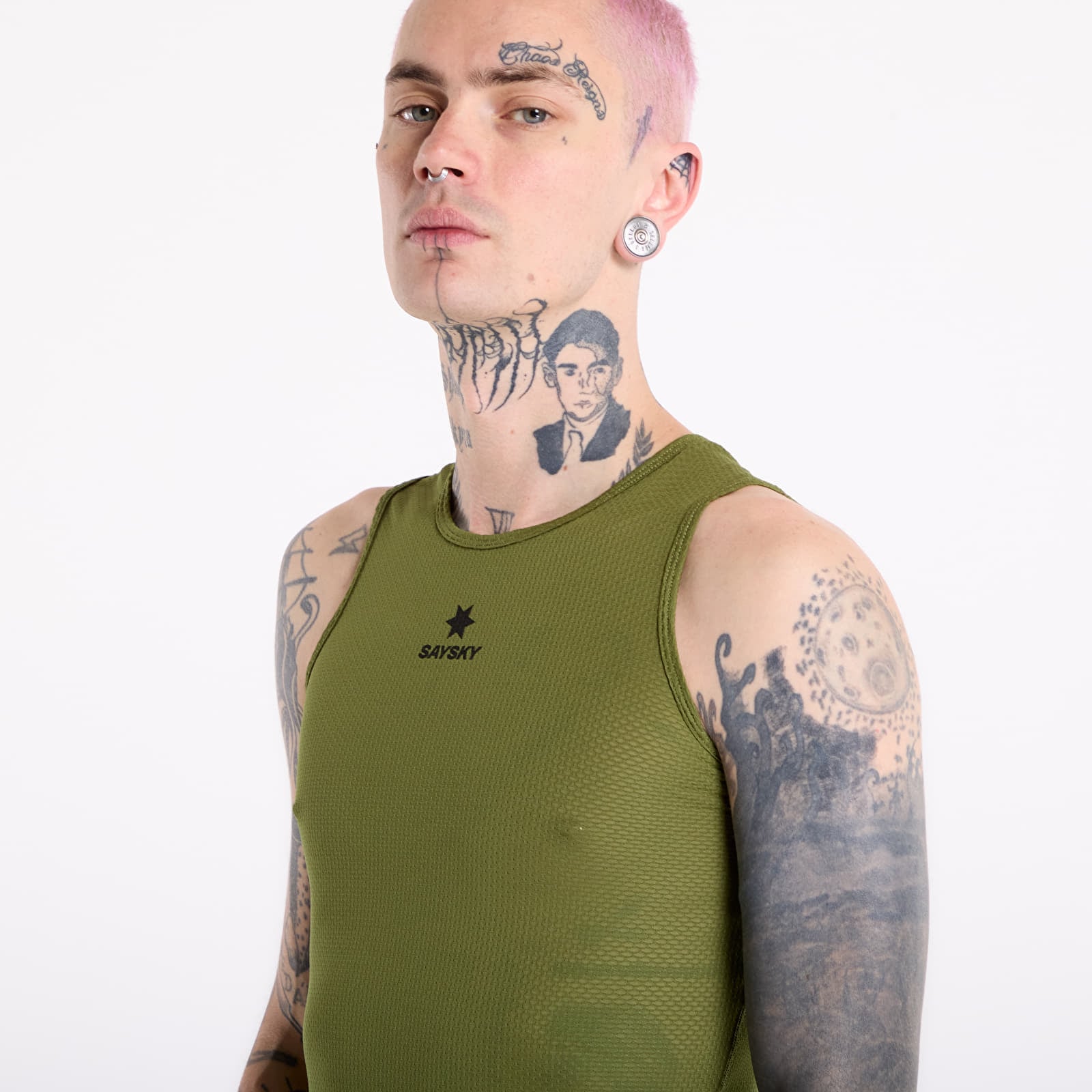 SAYSKY Mesh Base Layer Singlet Green S