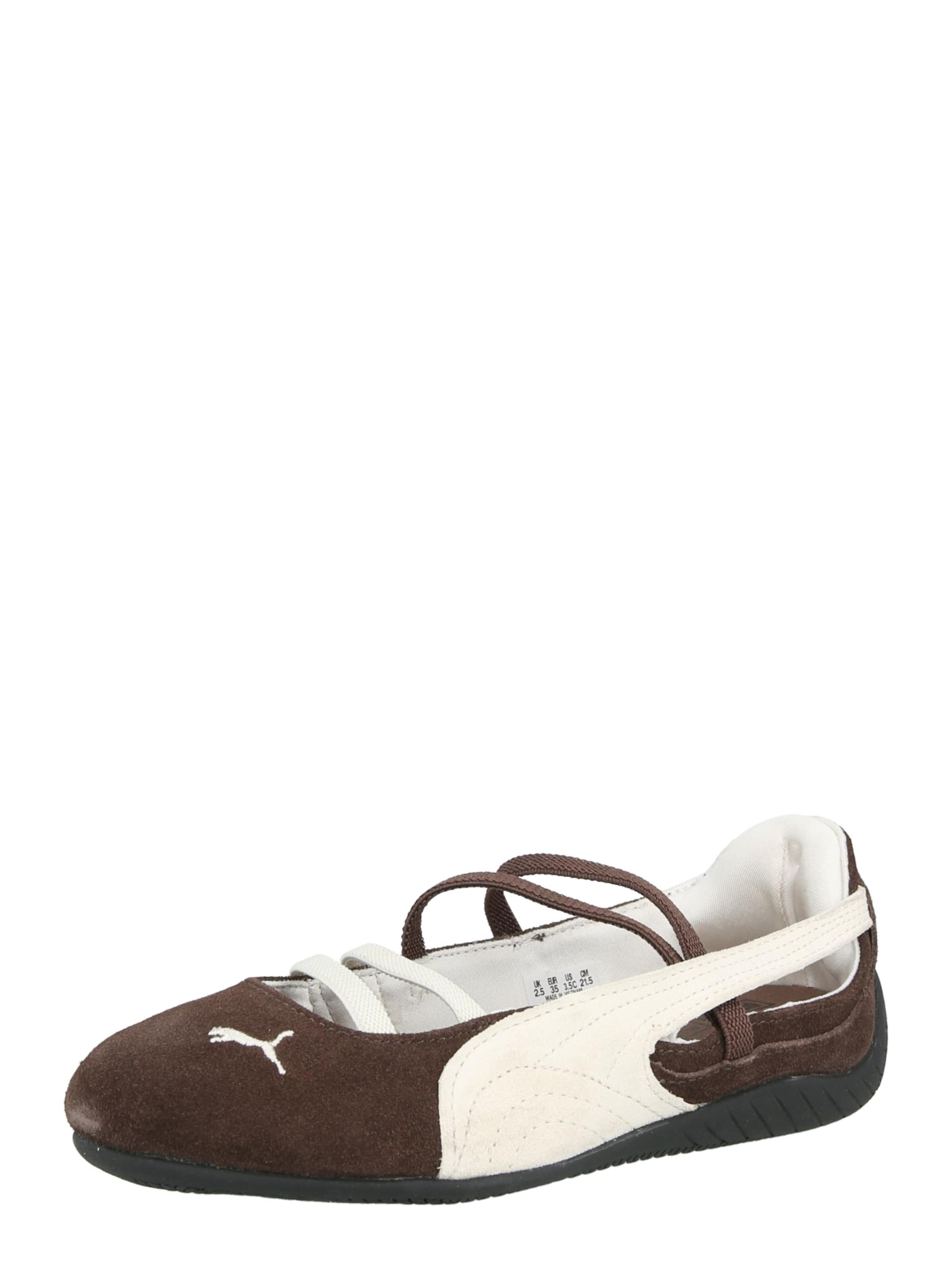 PUMA Trampki 'Speedcat' czekoladowy / biały