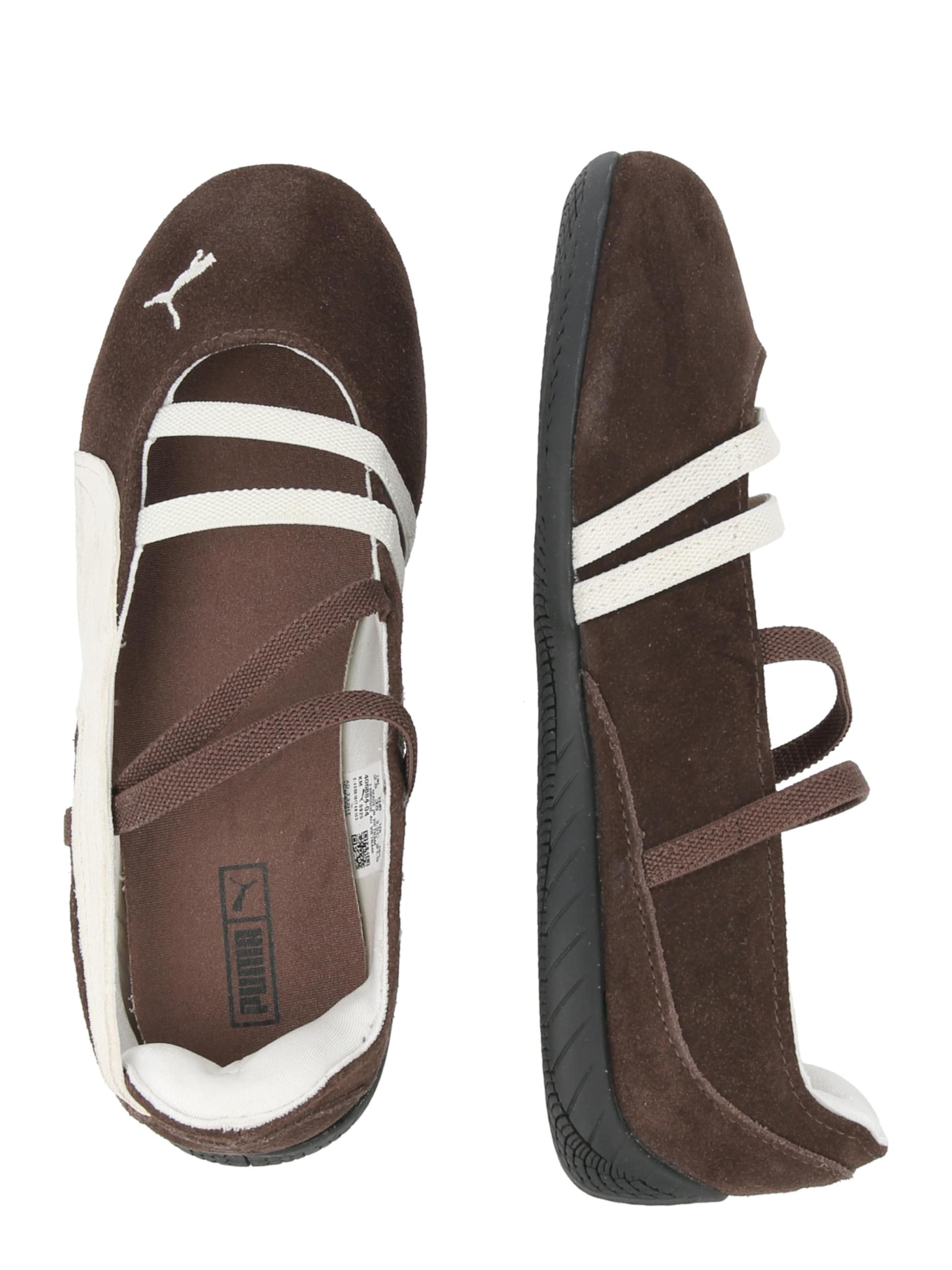 PUMA Trampki 'Speedcat' czekoladowy / biały