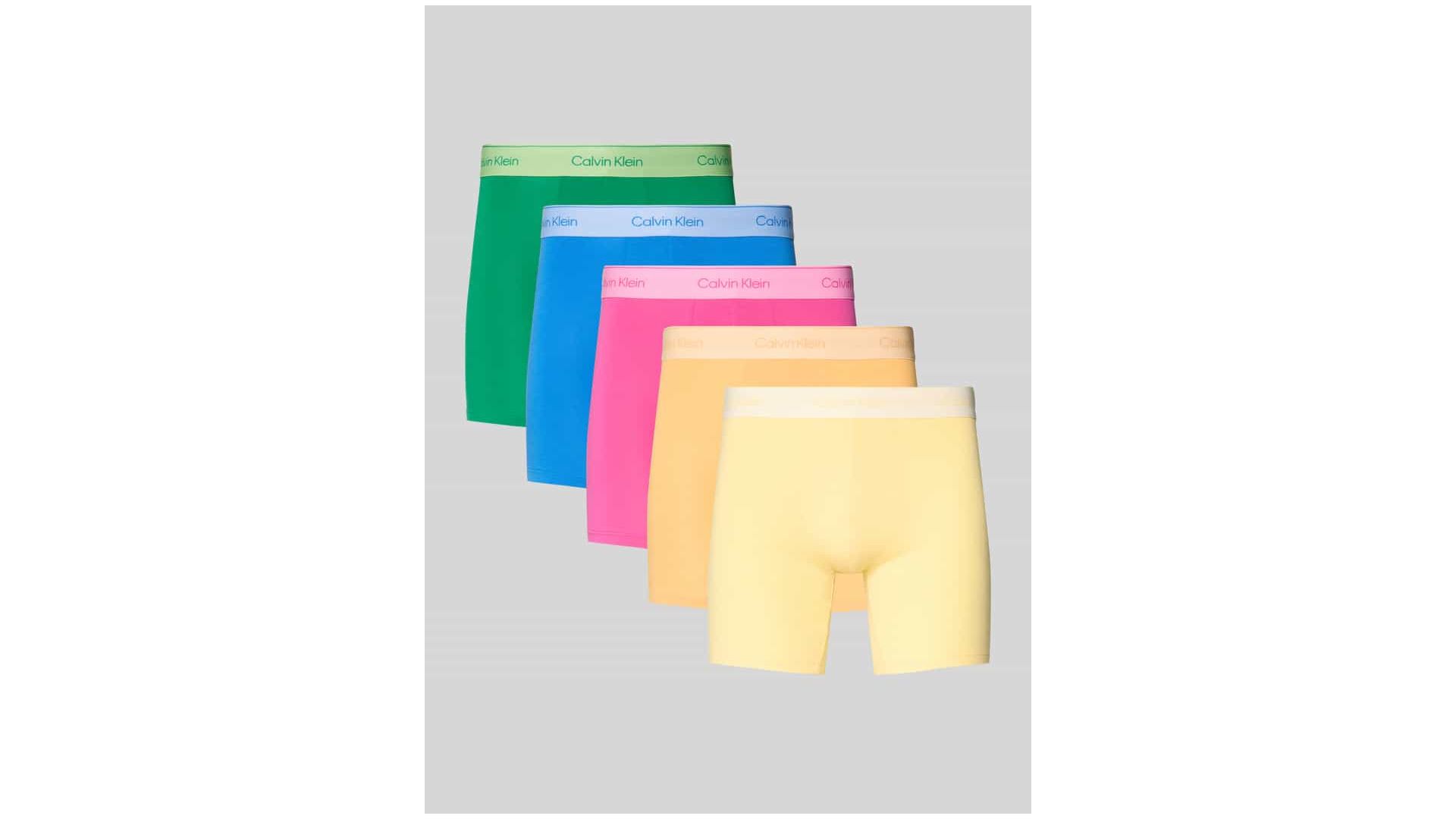 Calvin Klein Underwear Obcisłe bokserki w zestawie 5 szt. z elastycznym paskiem z logo