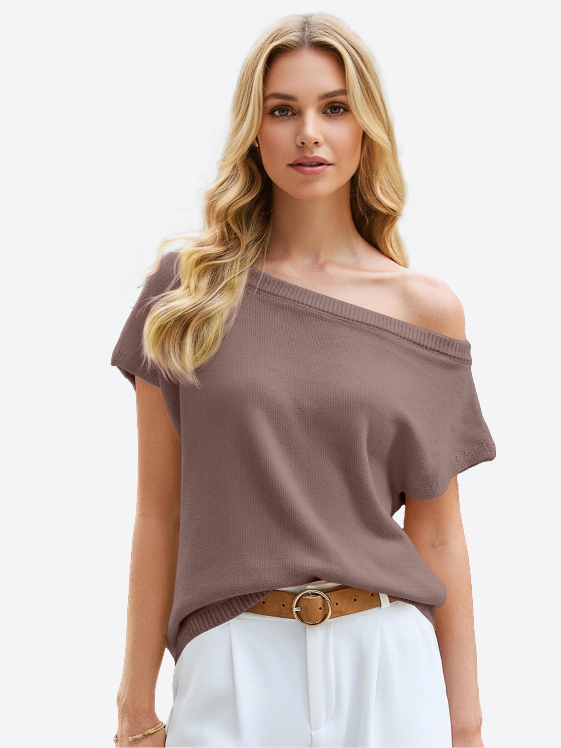 Imily Bela Sweter brązowy