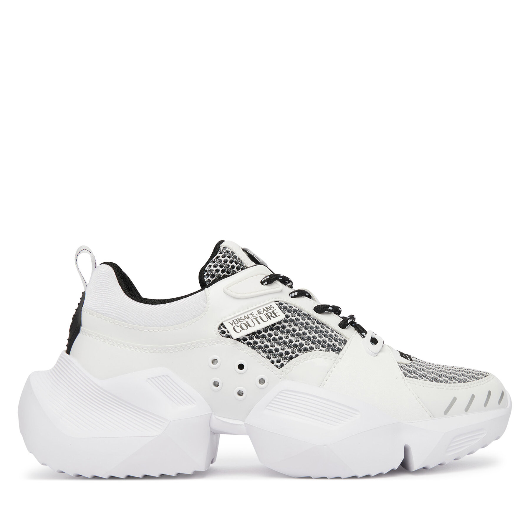 Sneakersy Versace Jeans Couture 80YA3SU4 ZSD89 Biały
